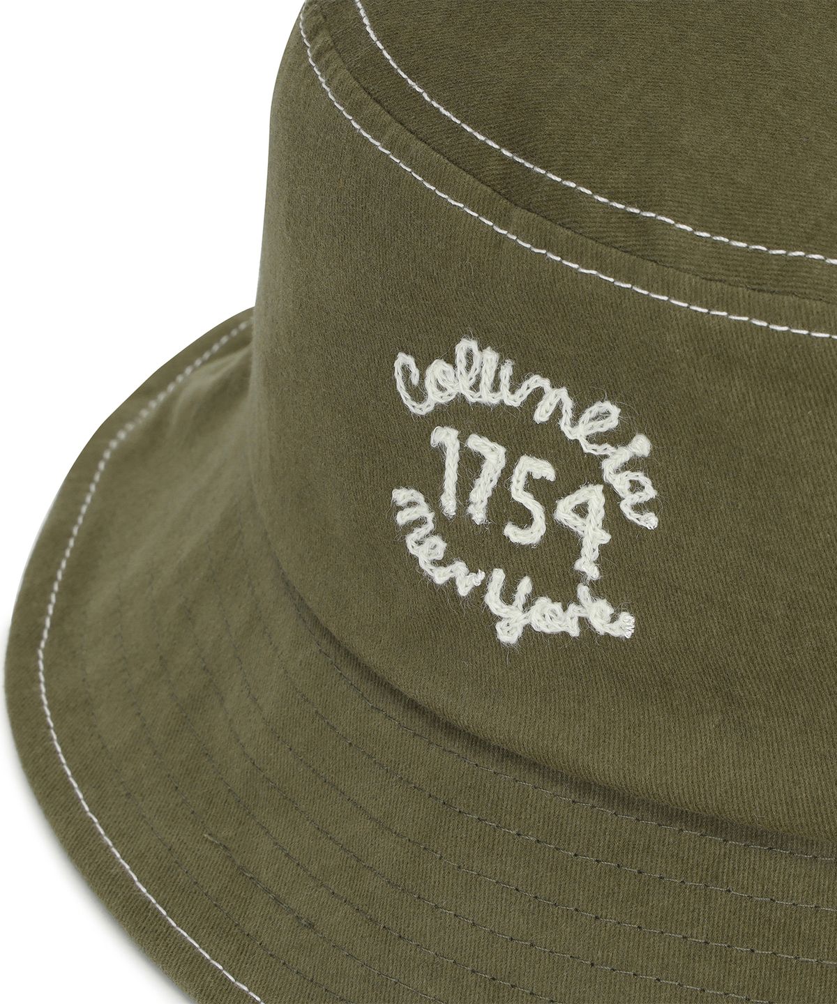 컬럼비아 유니버시티(COLUMBIA UNIVERSITY) 1754 CLASSIC LOGO BUCKET HAT 카키브라운