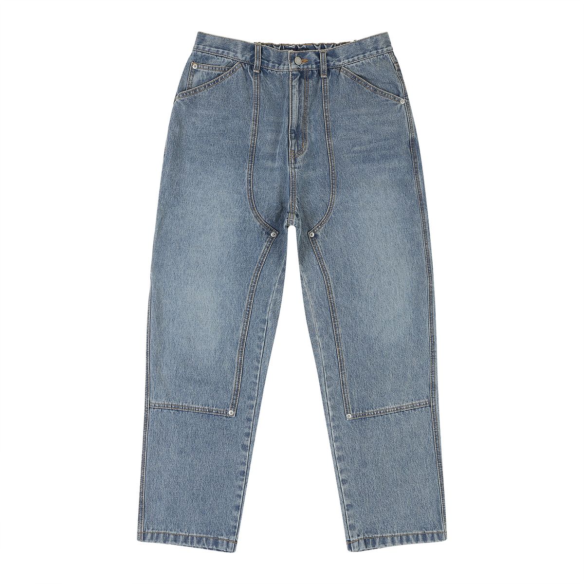 펜필드(PENFIELD) FADED DOUBLE KNEE JEAN SKY BLUE_FQ1WP55U