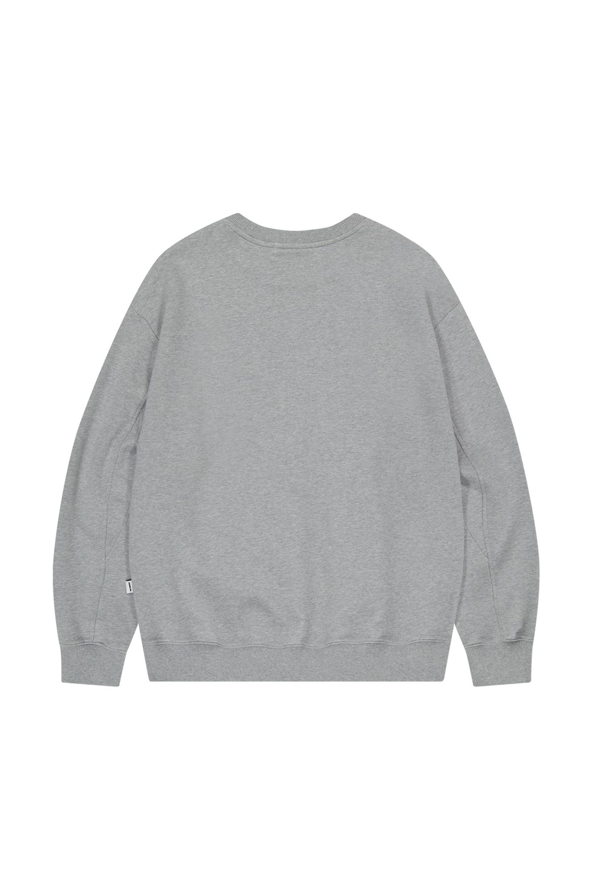 메아(MEA) BASIC LOGO SWEAT SHIRT [HEATHER GREY]