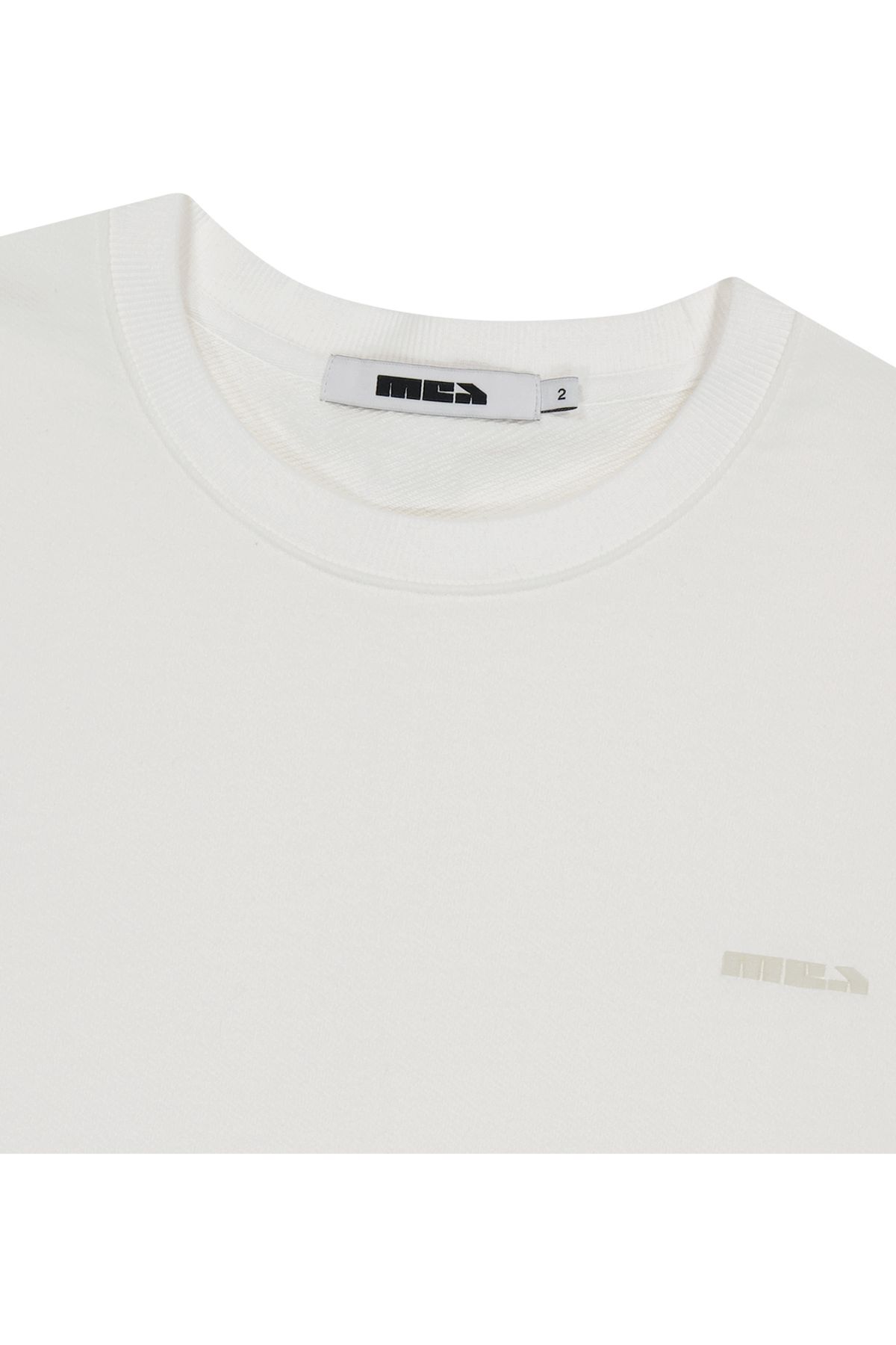 메아(MEA) BASIC LOGO SWEAT SHIRT [WHITE]