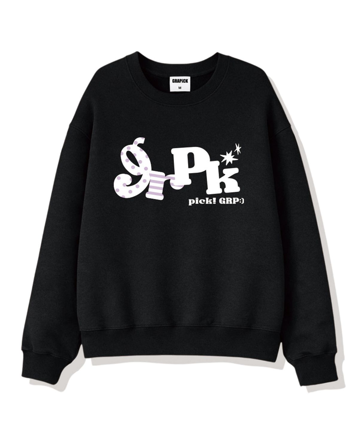 그라픽(GRAPICK) 픽키도트 오버핏 맨투맨 티셔츠 6 Color [GRPM_6002]