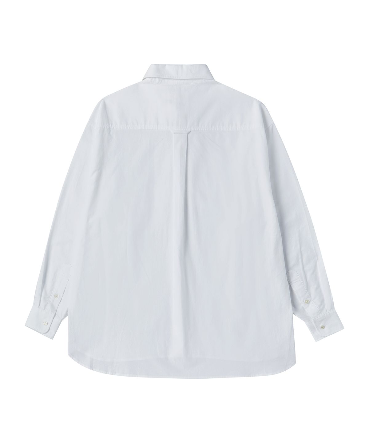 비욘드클로젯(BEYOND CLOSET) [COLLECTION LINE] 아카이브 스포츠 로고 옥스포드 셔츠 화이트