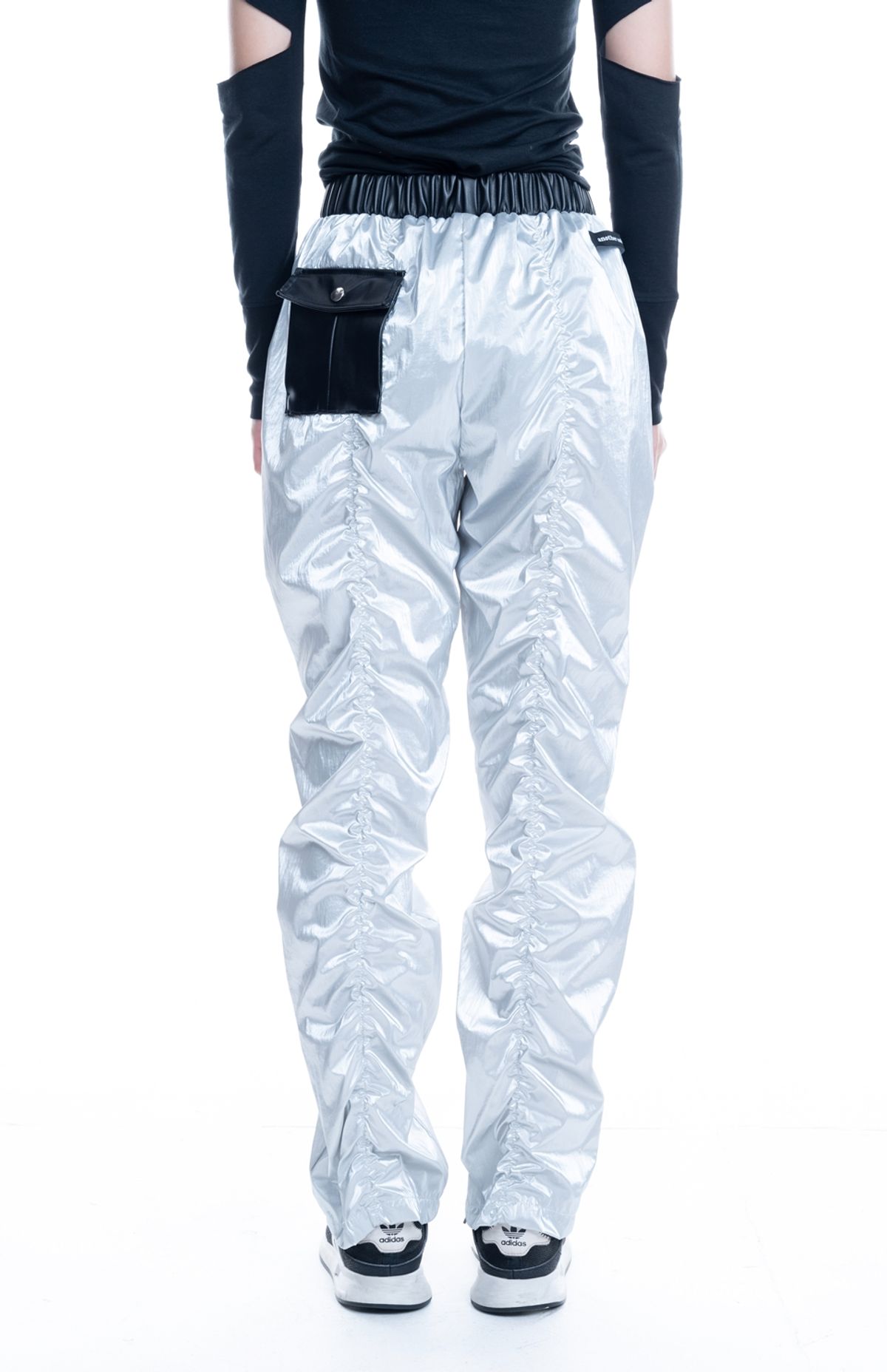 언어더컬러(ANOTHER COLOR) Chain Colored Shirring Pants