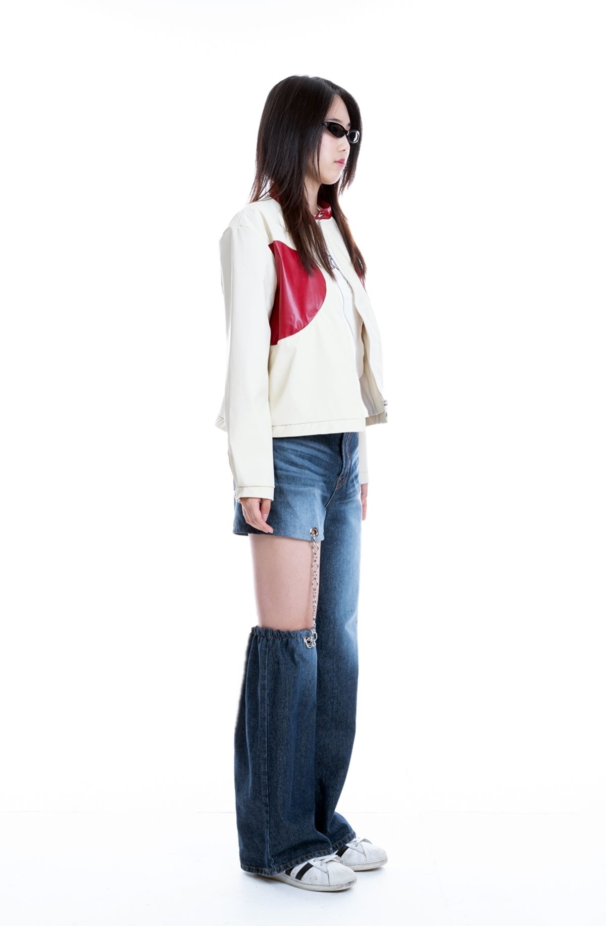 언어더컬러(ANOTHER COLOR) COLORED BIKER JACKET