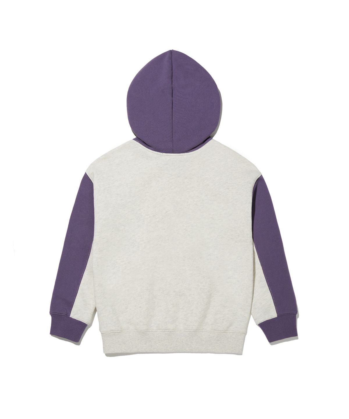 브라운브레스 키즈(BROWNBREATH KIDS) KIDS 2TONE HOODIE - PURPLE