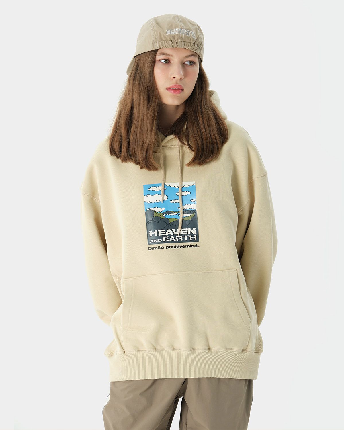 디미토(DIMITO) HAE DMT HOODIE DESERT