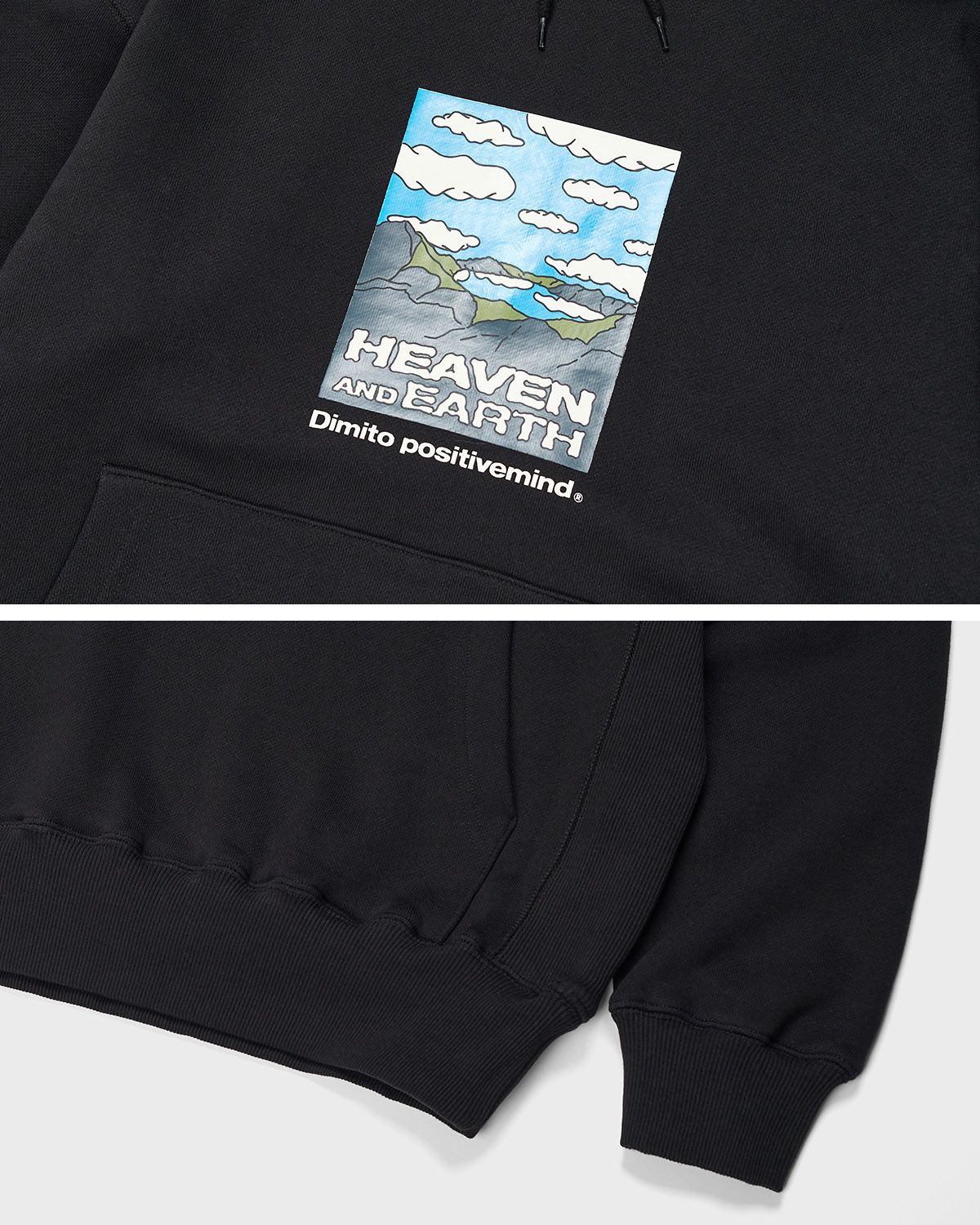 디미토(DIMITO) HAE DMT HOODIE BLACK