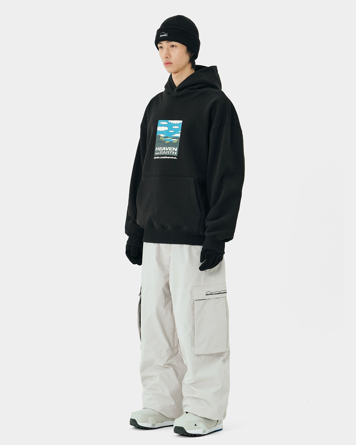 디미토(DIMITO) HAE DMT HOODIE BLACK
