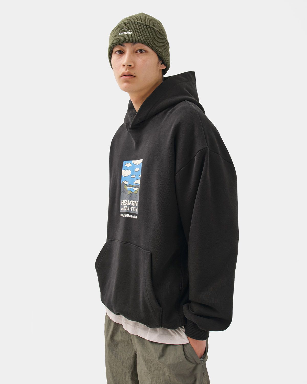 디미토(DIMITO) HAE DMT HOODIE BLACK