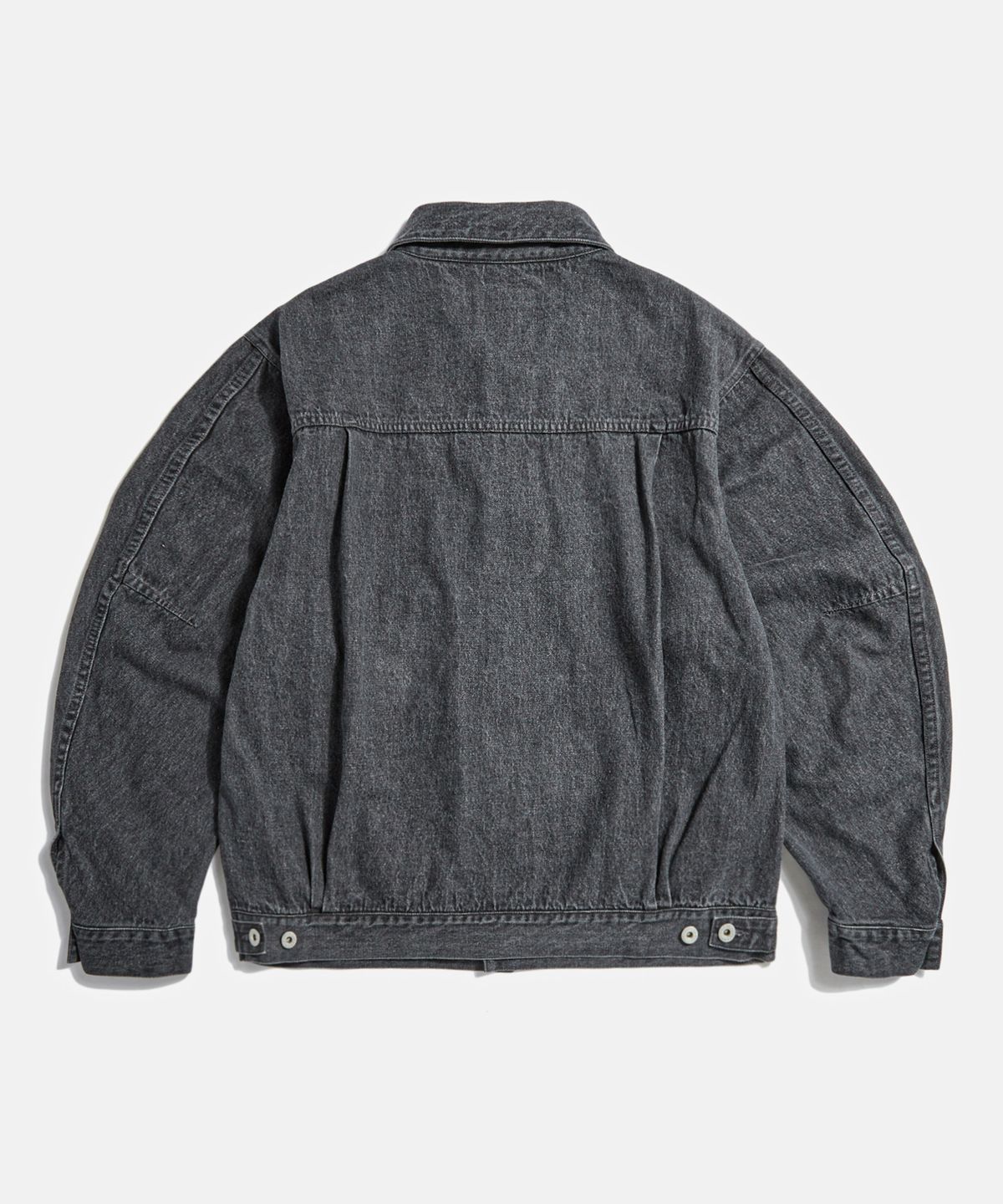 에스피오나지(ESPIONAGE) Relaxed Denim Jacket Washed Black