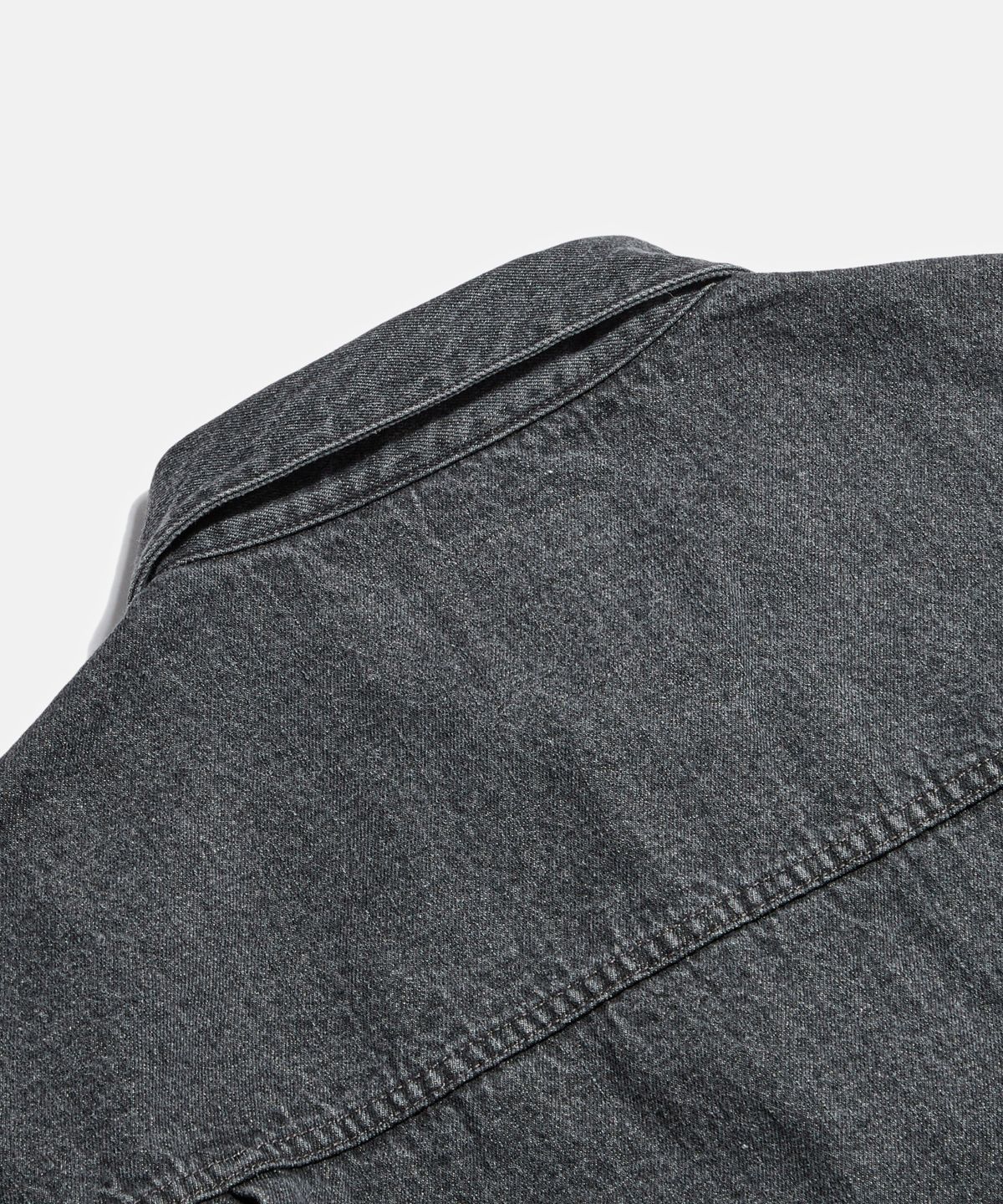 에스피오나지(ESPIONAGE) Relaxed Denim Jacket Washed Black