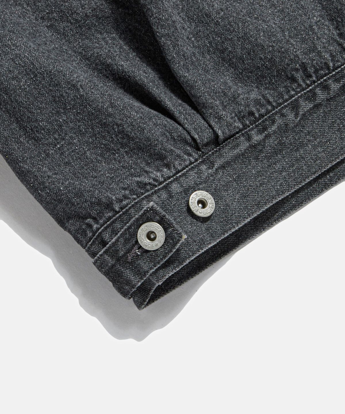에스피오나지(ESPIONAGE) Relaxed Denim Jacket Washed Black