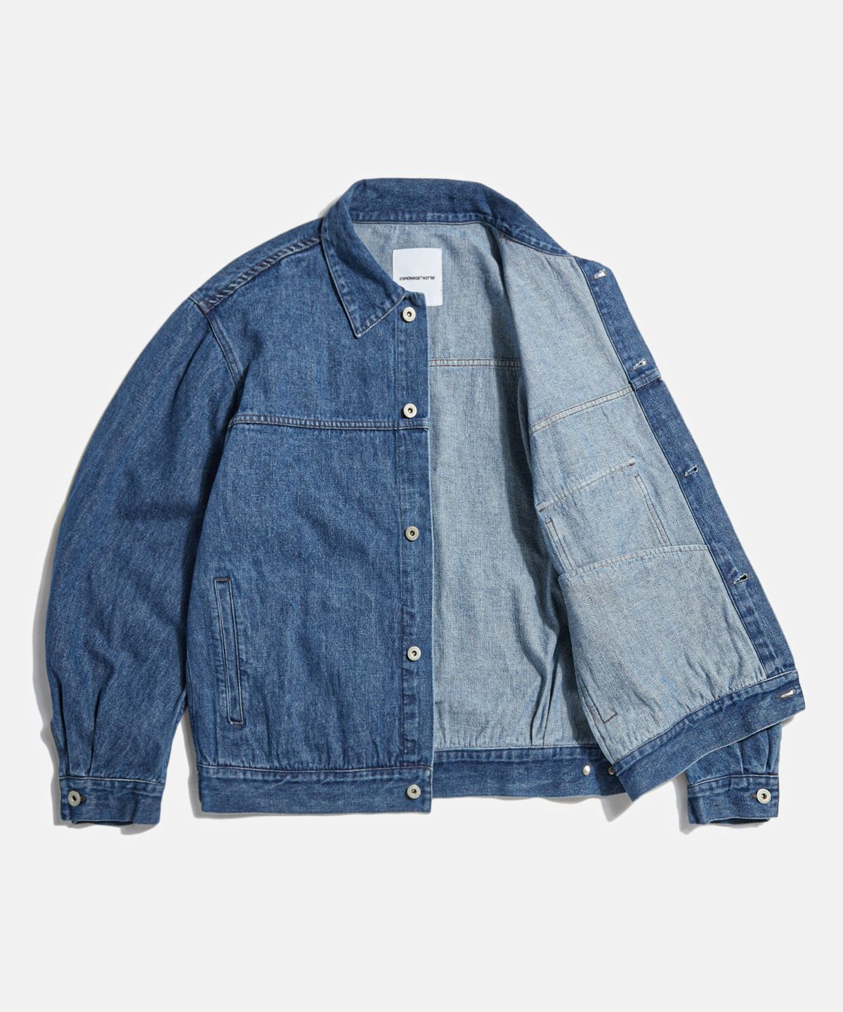 에스피오나지(ESPIONAGE) Relaxed Denim Jacket Washed Indigo