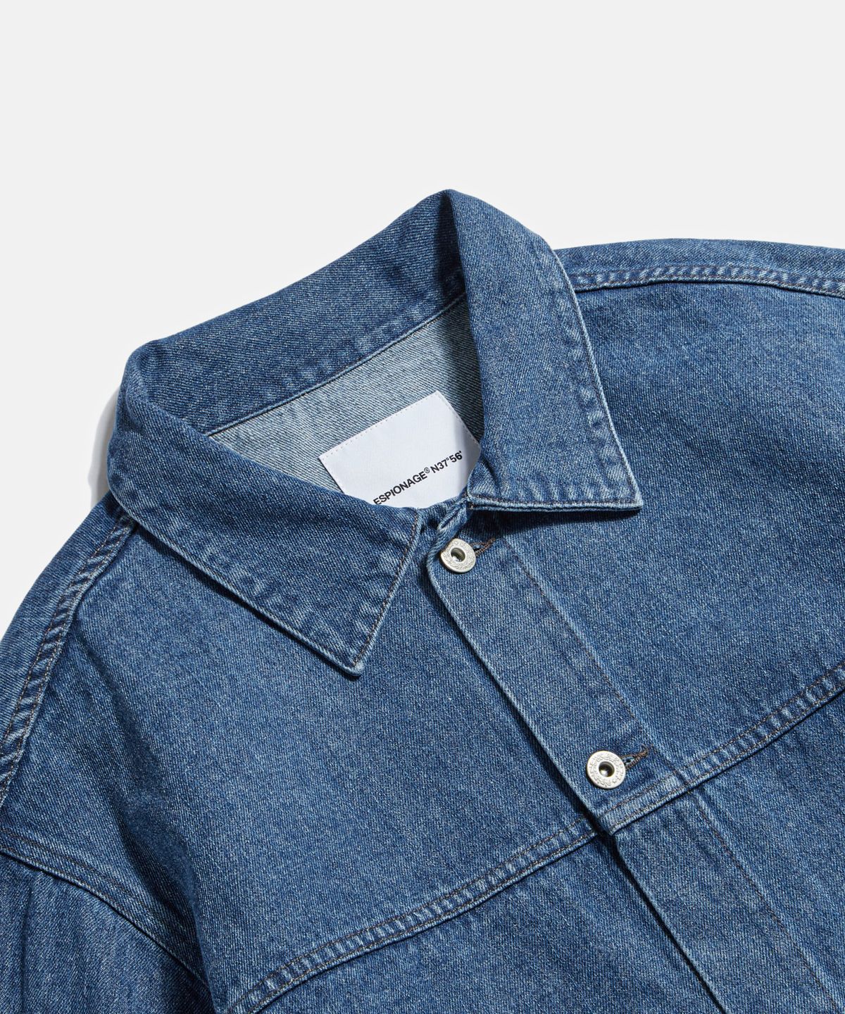 에스피오나지(ESPIONAGE) Relaxed Denim Jacket Washed Indigo