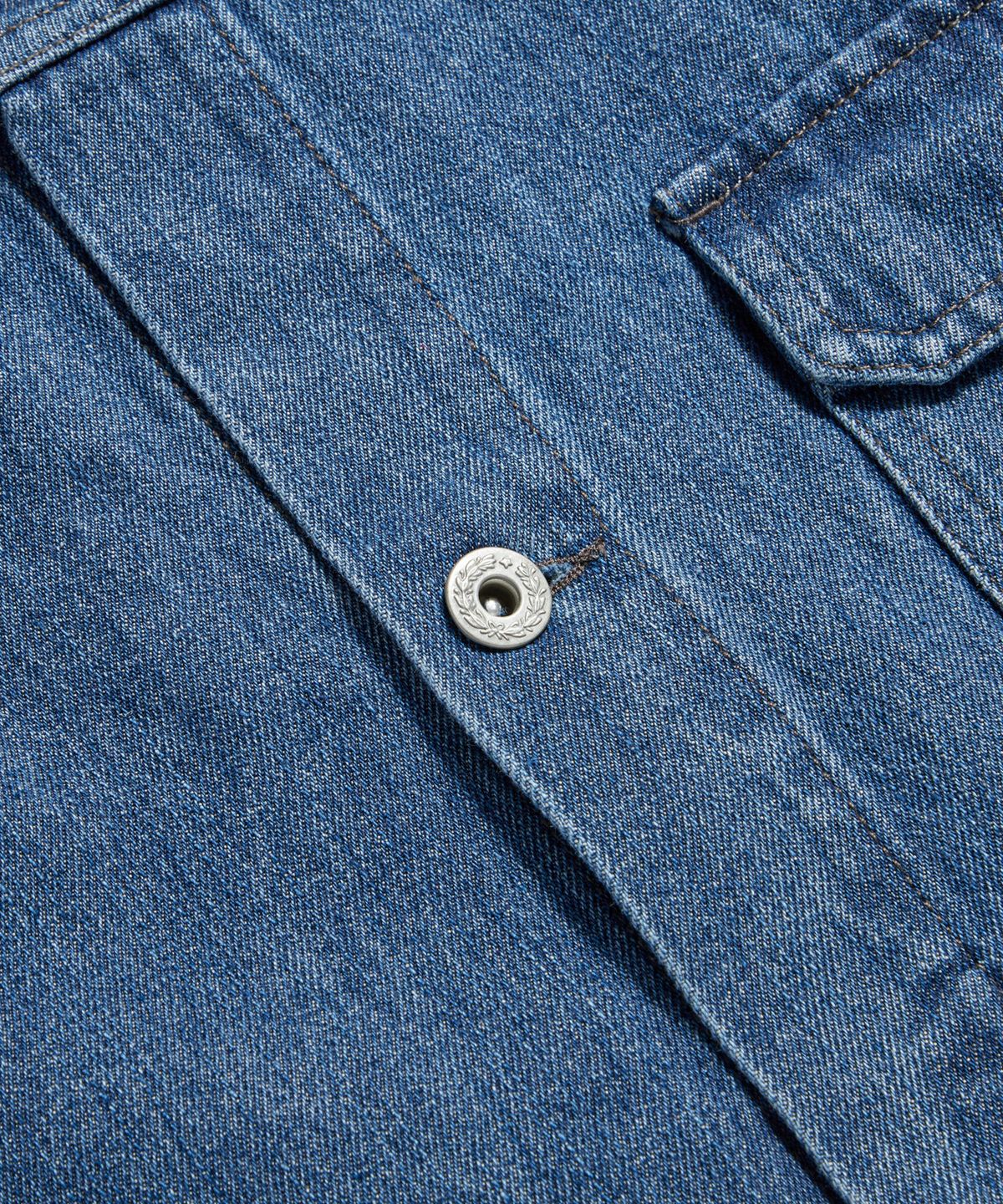 에스피오나지(ESPIONAGE) Relaxed Denim Jacket Washed Indigo