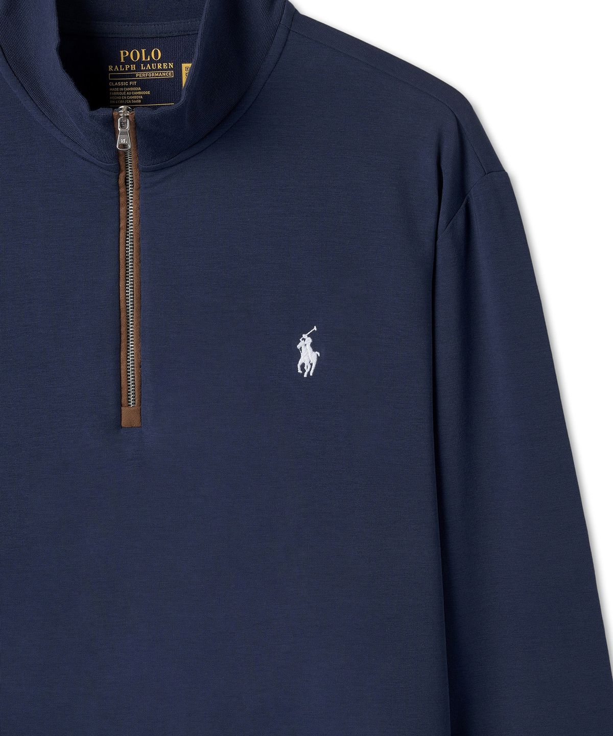 폴로 랄프 로렌 골프(POLO RALPH LAUREN GOLF) 클래식 발수 테리 스웨트셔츠 - 네이비