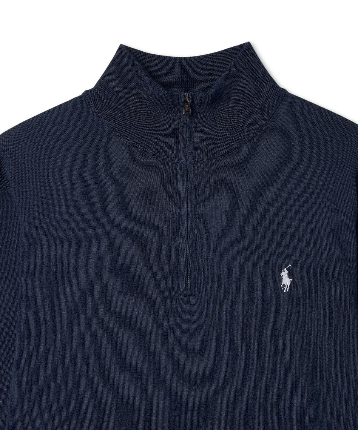 폴로 랄프 로렌 골프(POLO RALPH LAUREN GOLF) 퍼포먼스 쿼터 집엎 스웨터 - 네이비