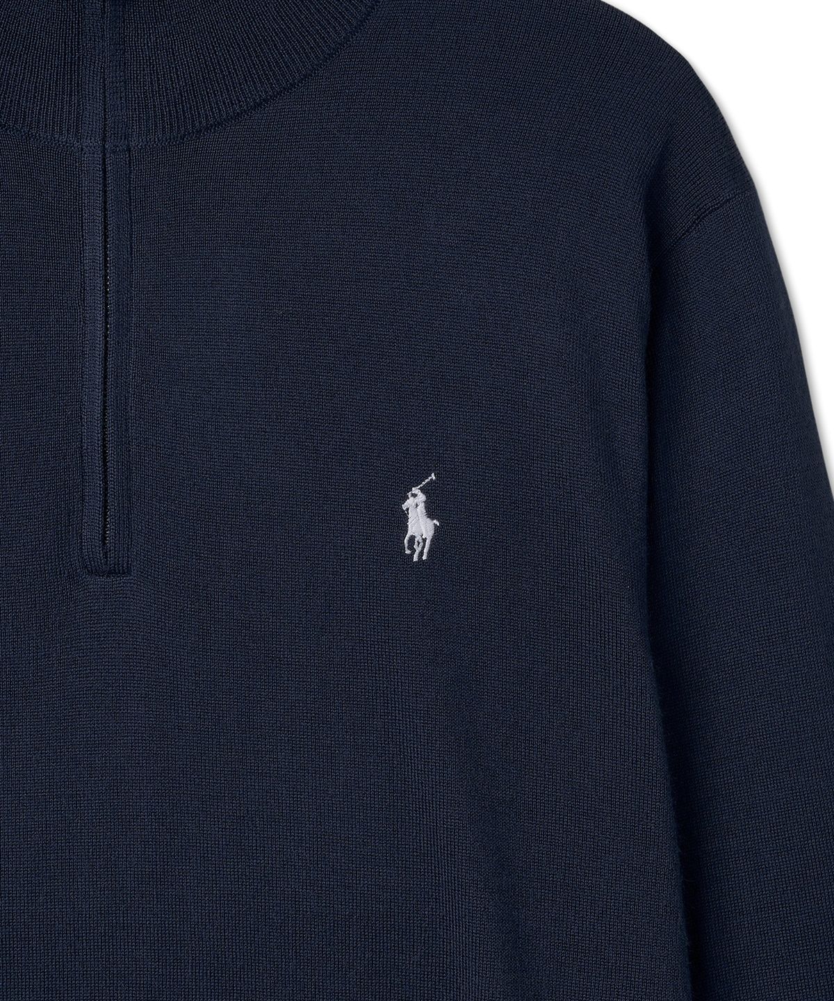 폴로 랄프 로렌 골프(POLO RALPH LAUREN GOLF) 퍼포먼스 쿼터 집엎 스웨터 - 네이비