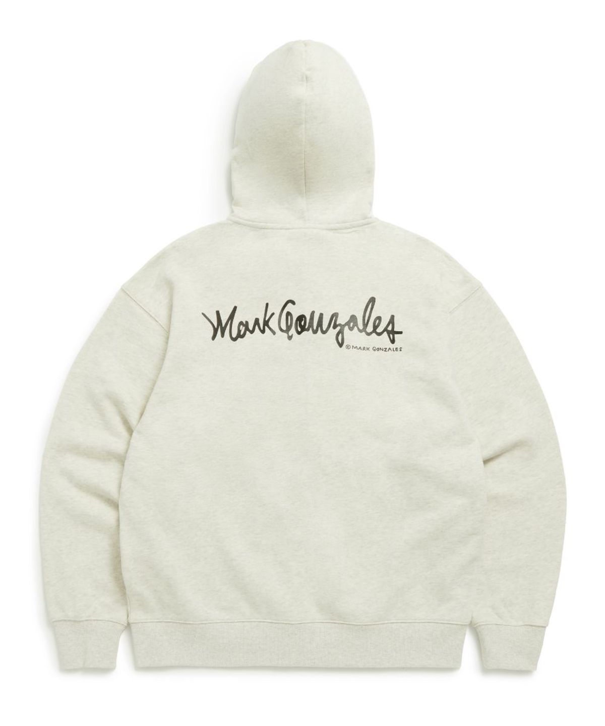 마크곤잘레스(MARK GONZALES) 엔젤 와펜 후드 집업 - M/OATMEAL