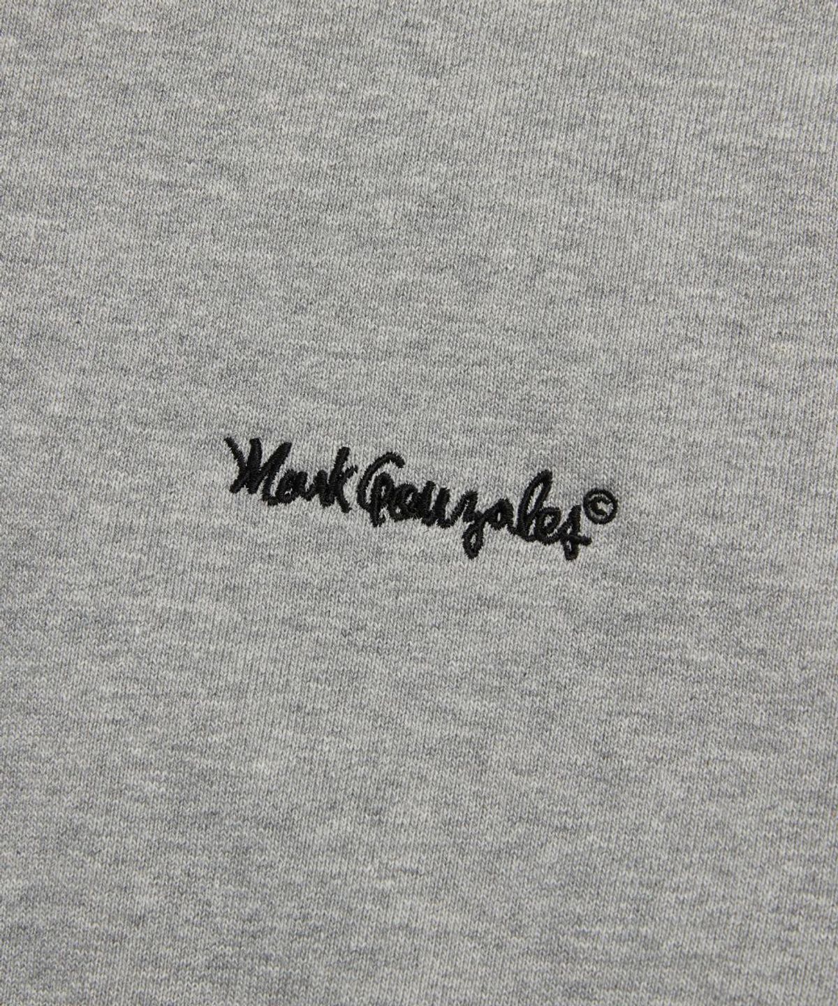 마크곤잘레스(MARK GONZALES) WOMENS SIGN LOGO OG CROPPED SWEAT HOODIE - M/GREY