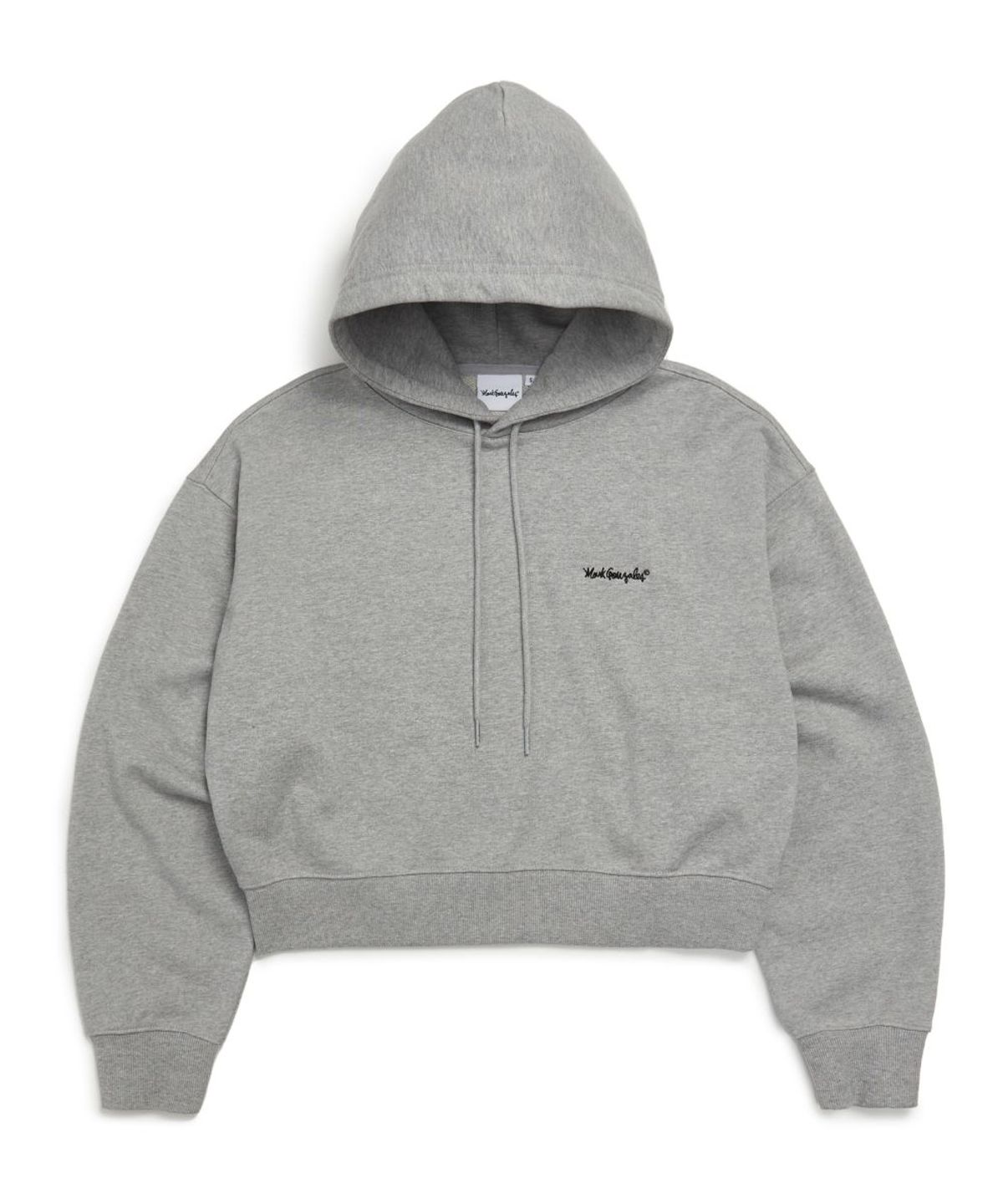 마크곤잘레스(MARK GONZALES) WOMENS SIGN LOGO OG CROPPED SWEAT HOODIE - M/GREY