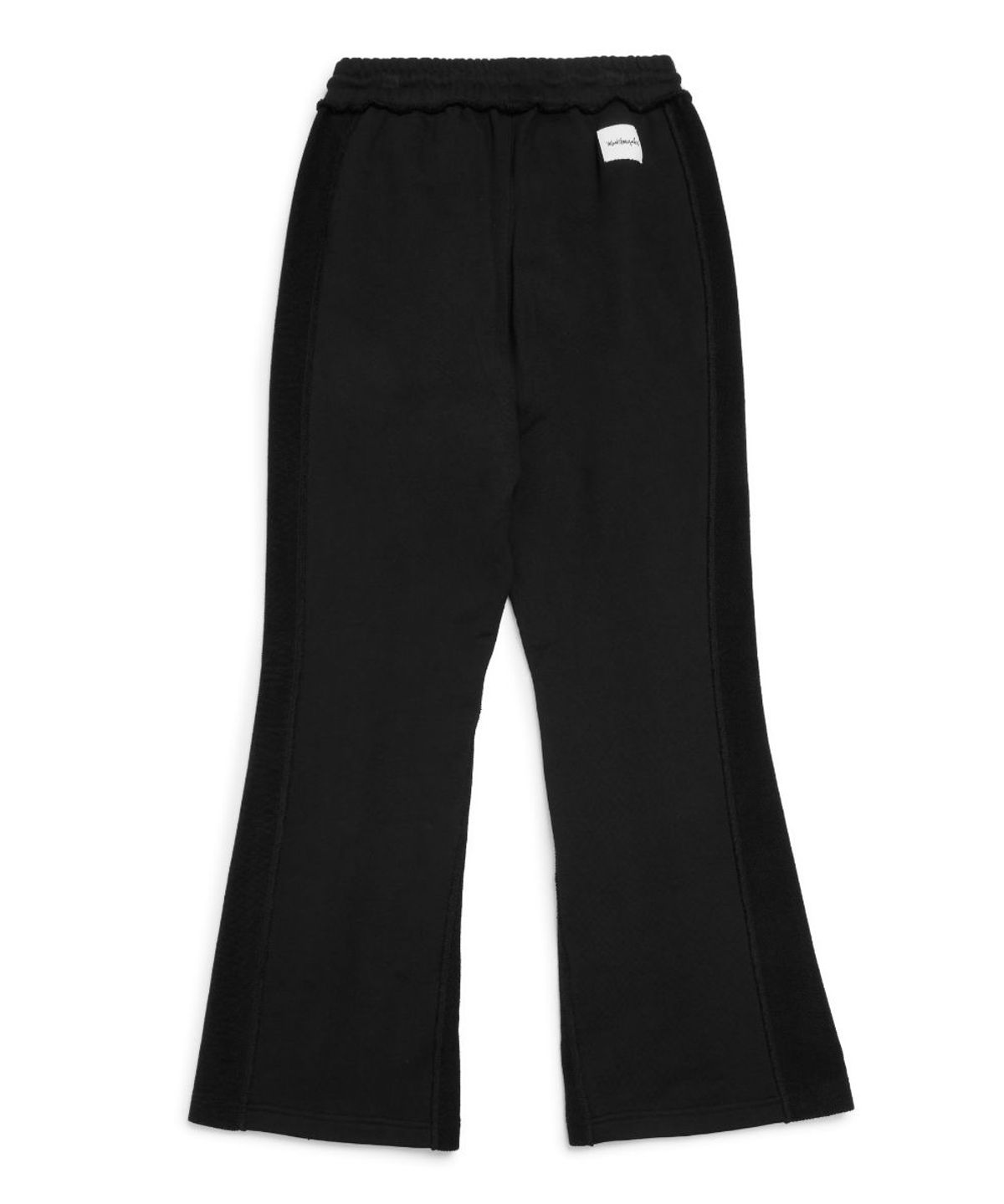 마크곤잘레스(MARK GONZALES) WOMENS REVERSE CUT-OFF SWEAT PANT - BLACK