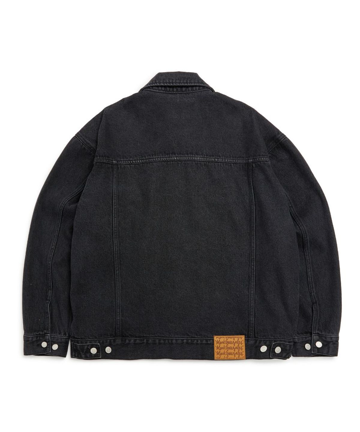 마크곤잘레스(MARK GONZALES) RELAXED DENIM TRUCKER JACKET - BLACK