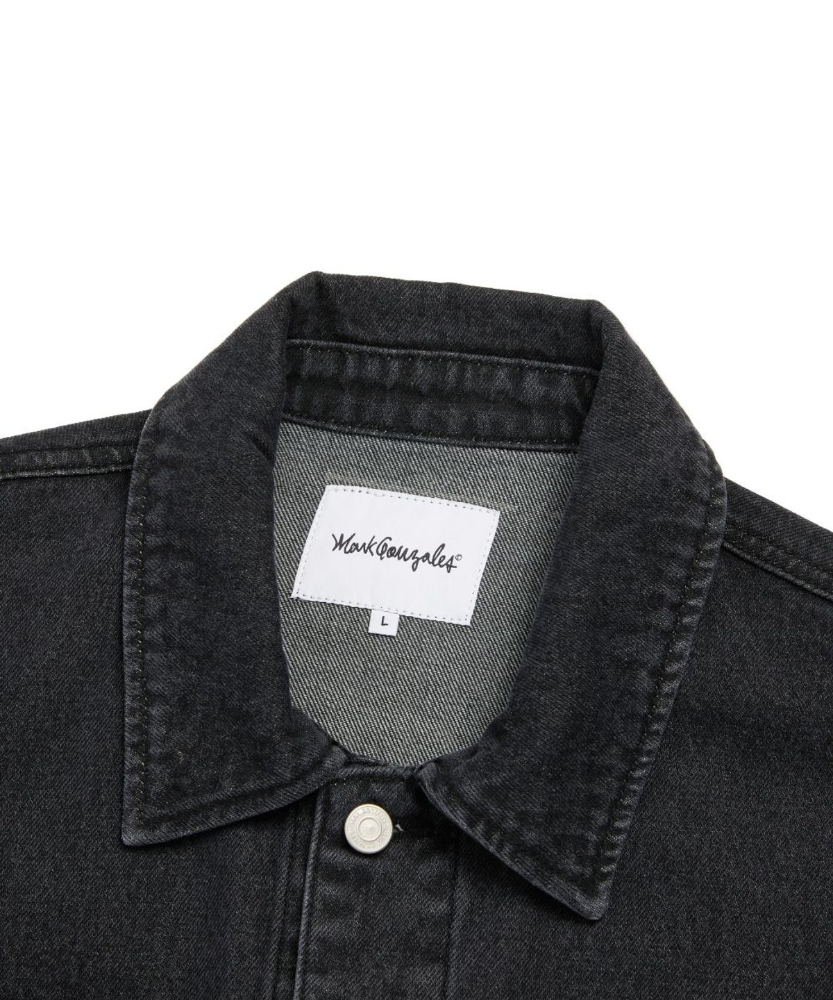 마크곤잘레스(MARK GONZALES) RELAXED DENIM TRUCKER JACKET - BLACK