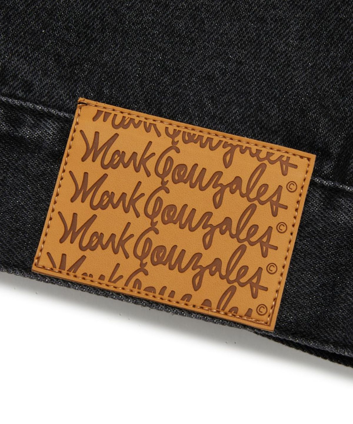 마크곤잘레스(MARK GONZALES) RELAXED DENIM TRUCKER JACKET - BLACK