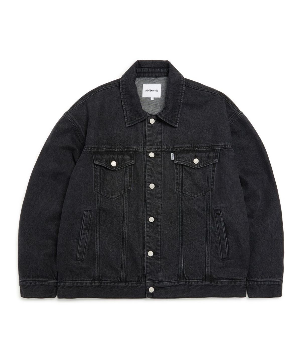마크곤잘레스(MARK GONZALES) RELAXED DENIM TRUCKER JACKET - BLACK