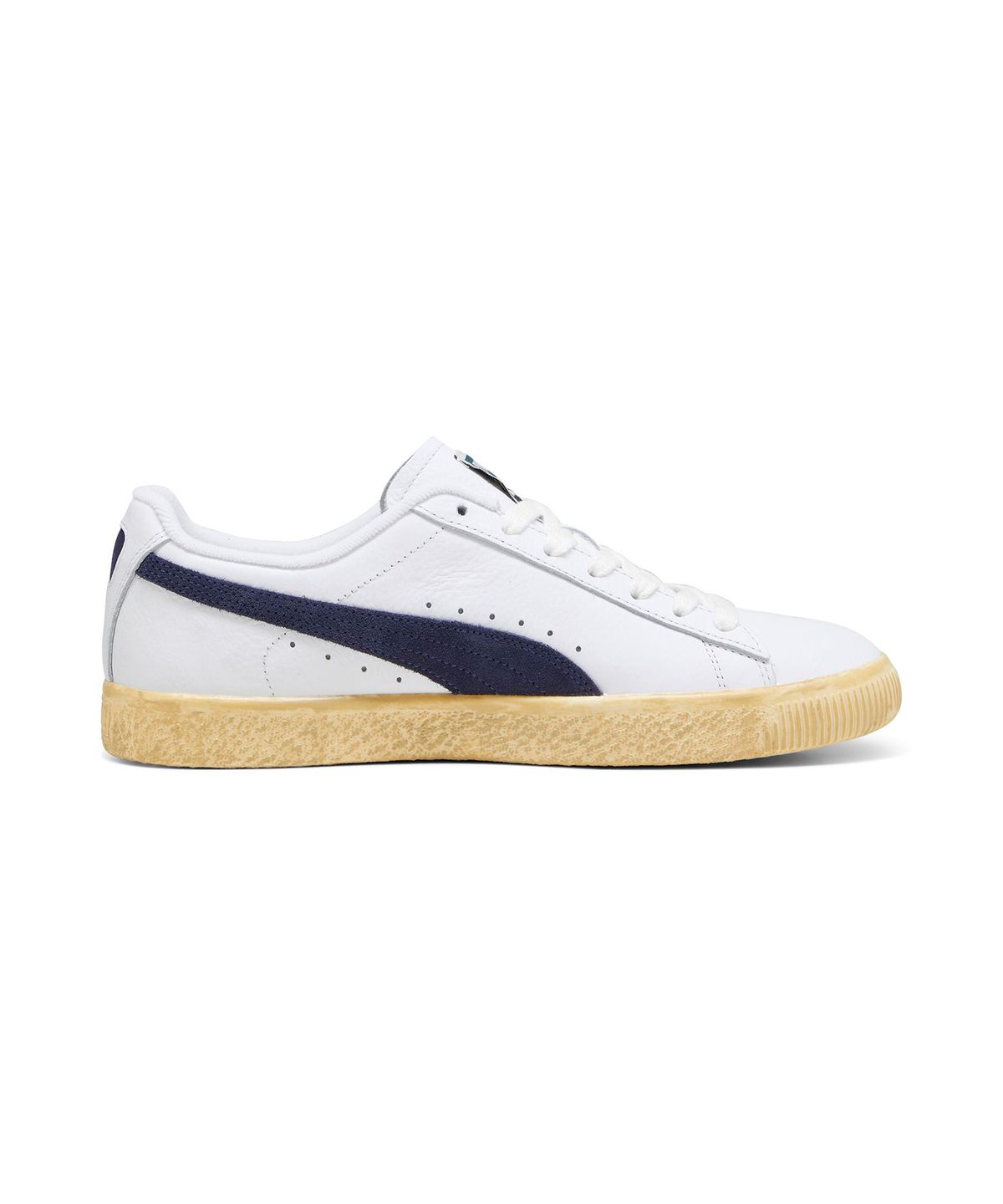 푸마(PUMA) 클라이드 빈티지 - 화이트:네이비 / 394687-01