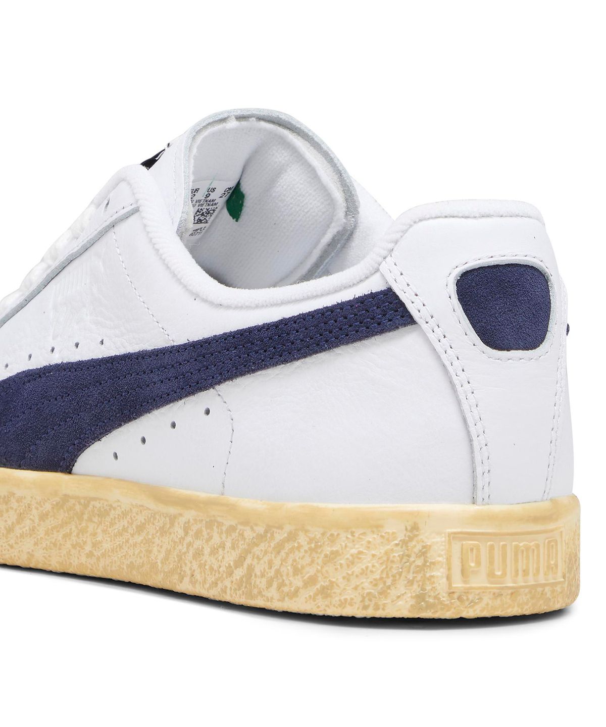 푸마(PUMA) 클라이드 빈티지 - 화이트:네이비 / 394687-01