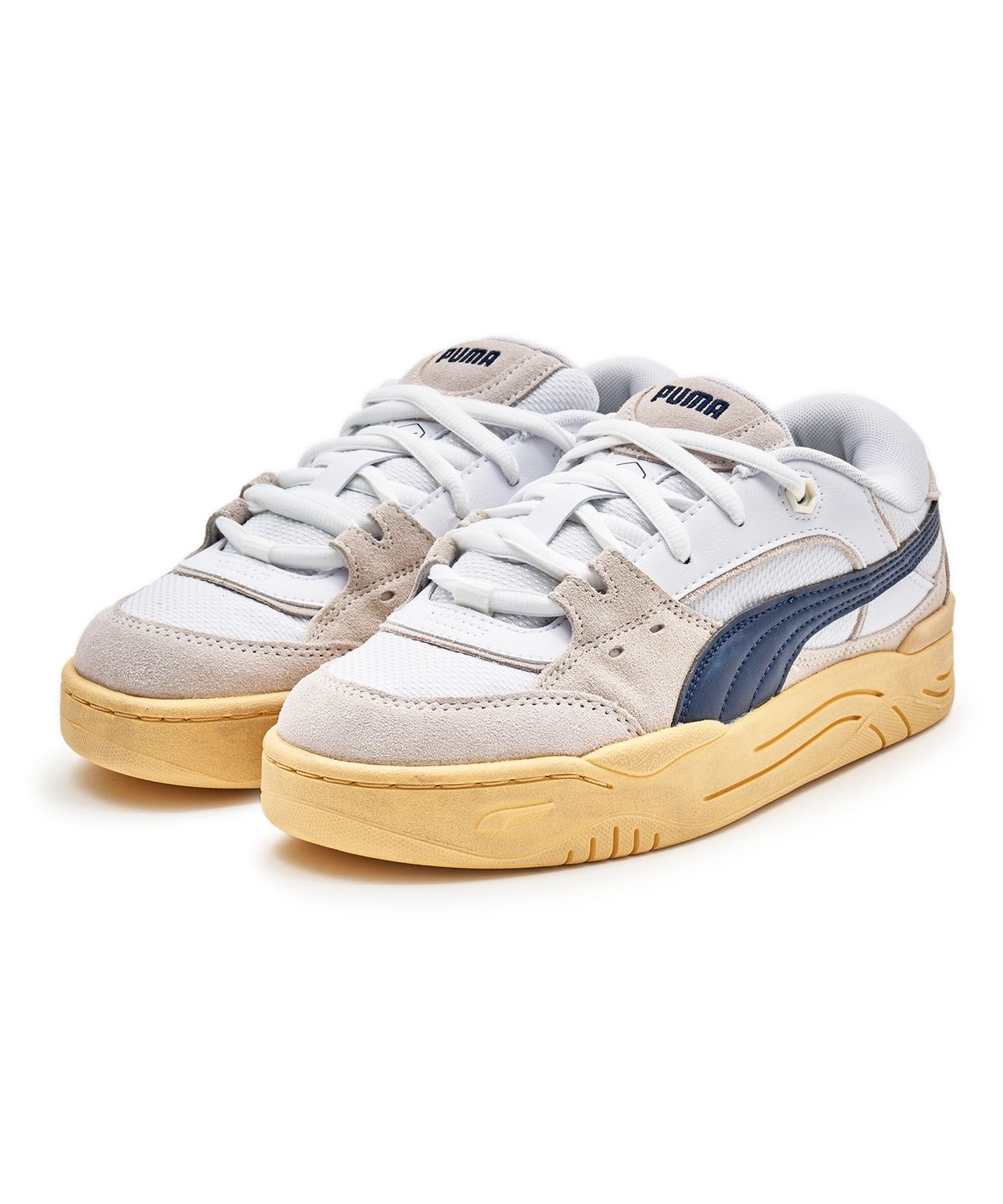 푸마(PUMA) 푸마-180 - 화이트:네이비 / 396323-01