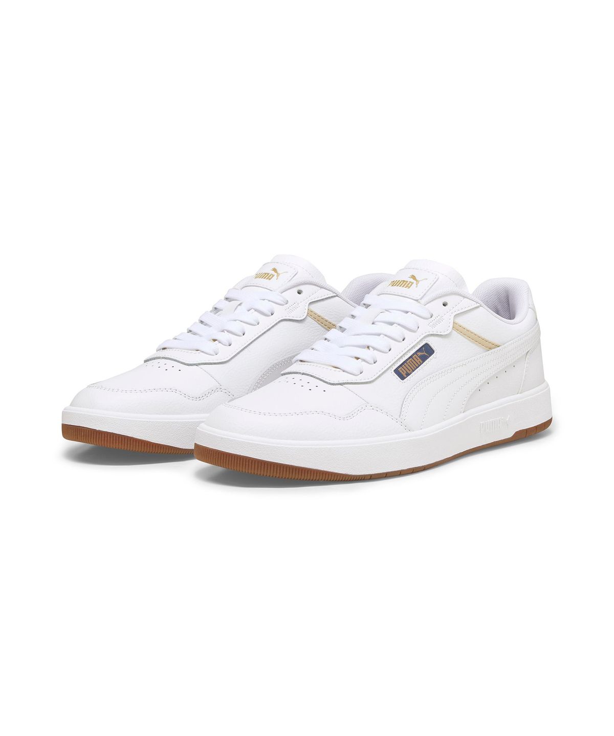 푸마(PUMA) 코트 울트라 - 화이트:화이트:골드 / 389368-11