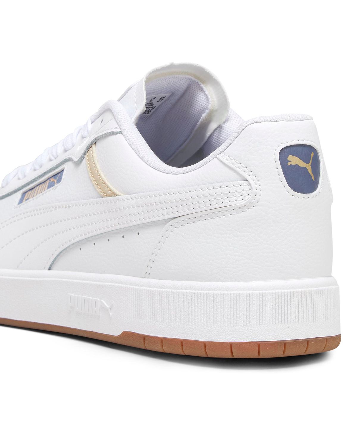 푸마(PUMA) 코트 울트라 - 화이트:화이트:골드 / 389368-11