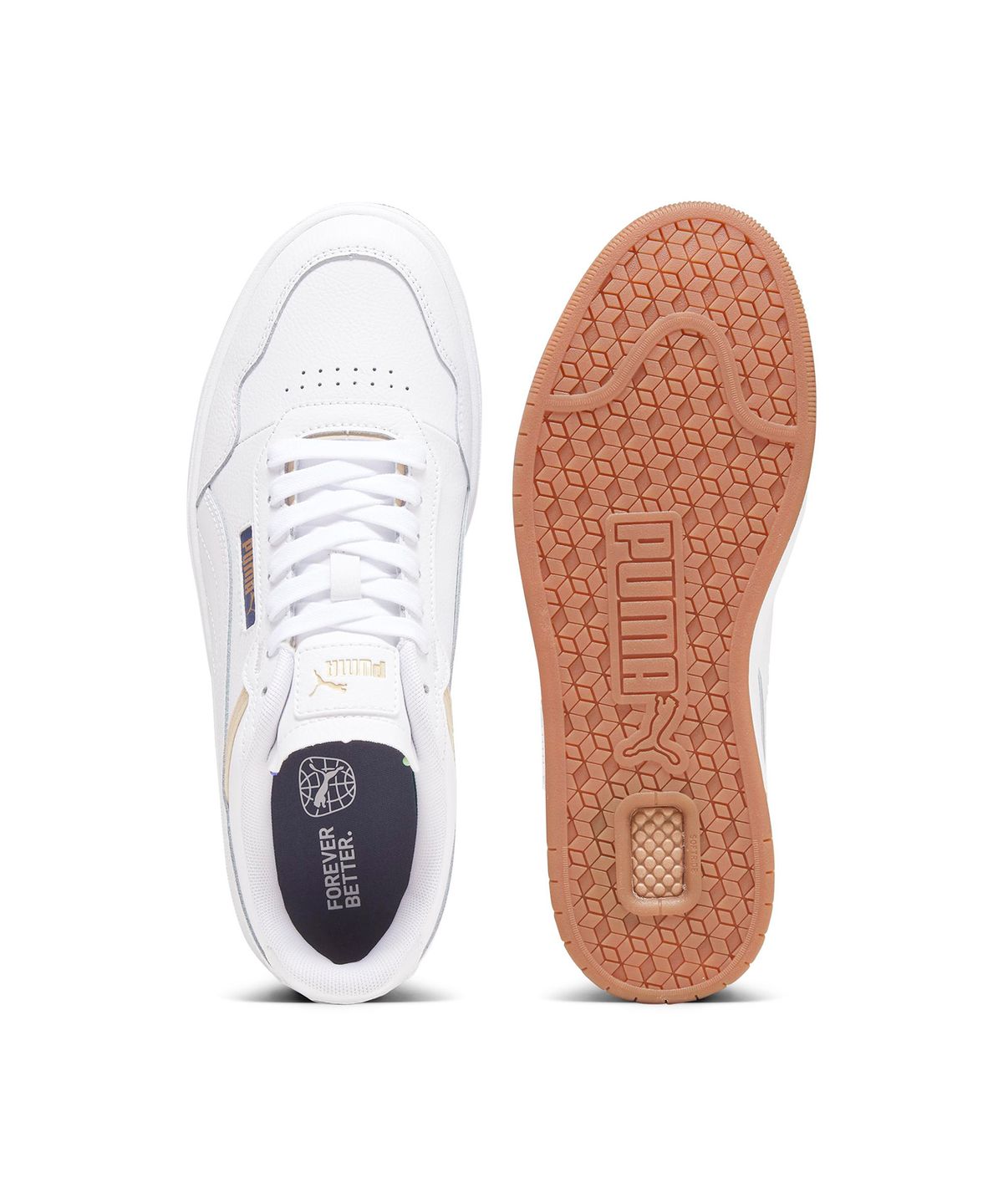 푸마(PUMA) 코트 울트라 - 화이트:화이트:골드 / 389368-11