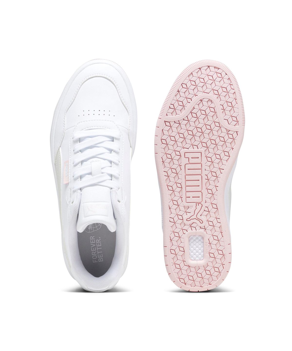 푸마(PUMA) 코트 울트라 라이트 - 그레이:핑크 / 389371-09