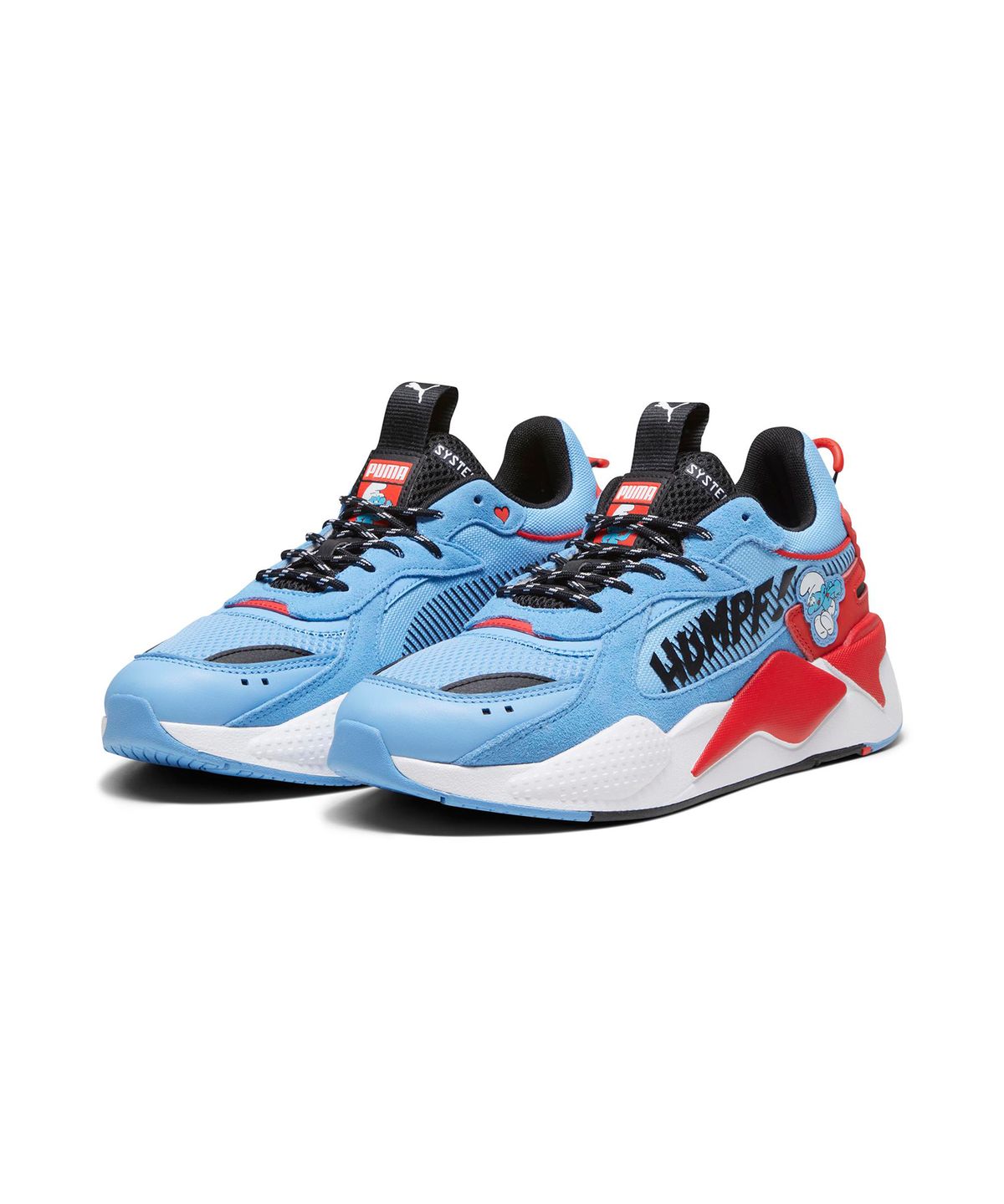 푸마(PUMA) 푸마 × 스머프 RS-X 더 스머프 - 블루:레드 / 393533-01