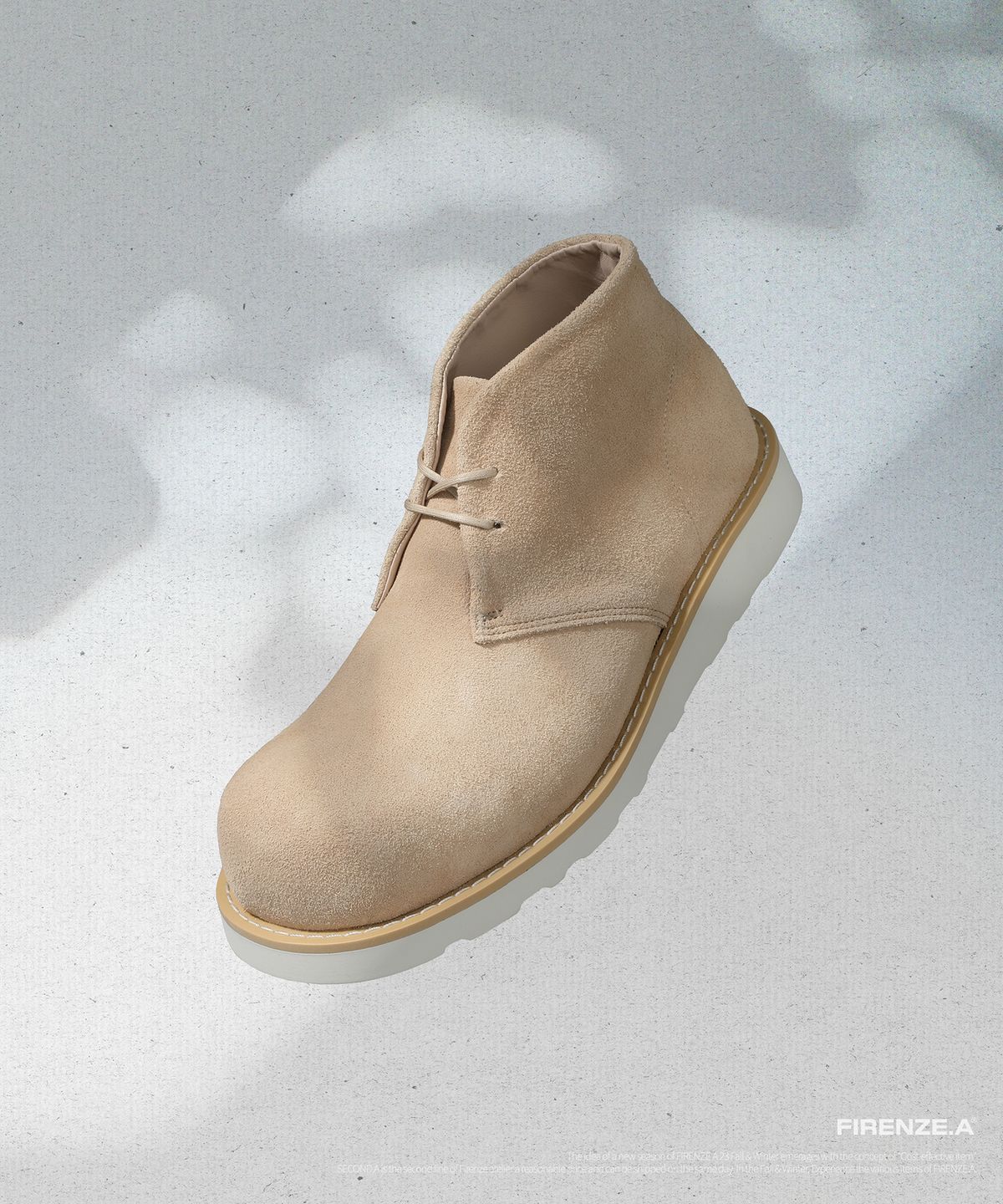 피렌체 아뜨리에(FIRENZE ATELIER) [SECOND.A] V2 Balloon Toe Suede Chukka Boots_2NDF4100BS