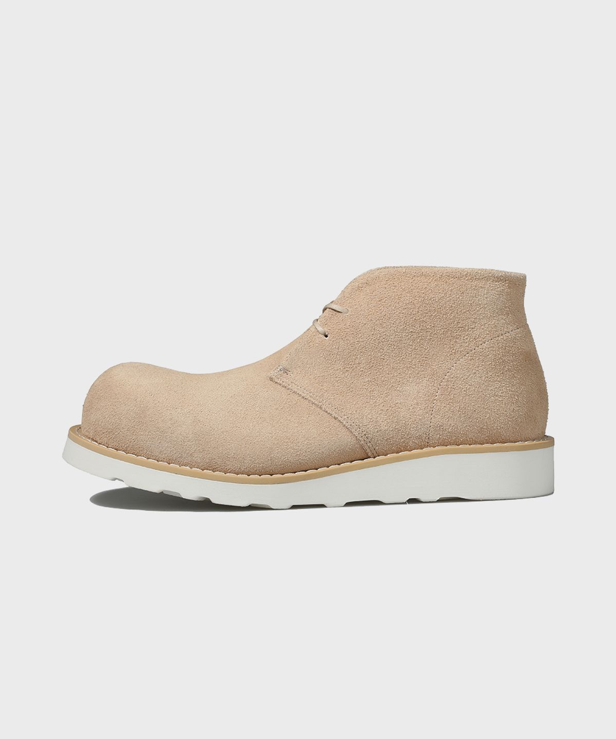 피렌체 아뜨리에(FIRENZE ATELIER) [SECOND.A] V2 Balloon Toe Suede Chukka Boots_2NDF4100BS