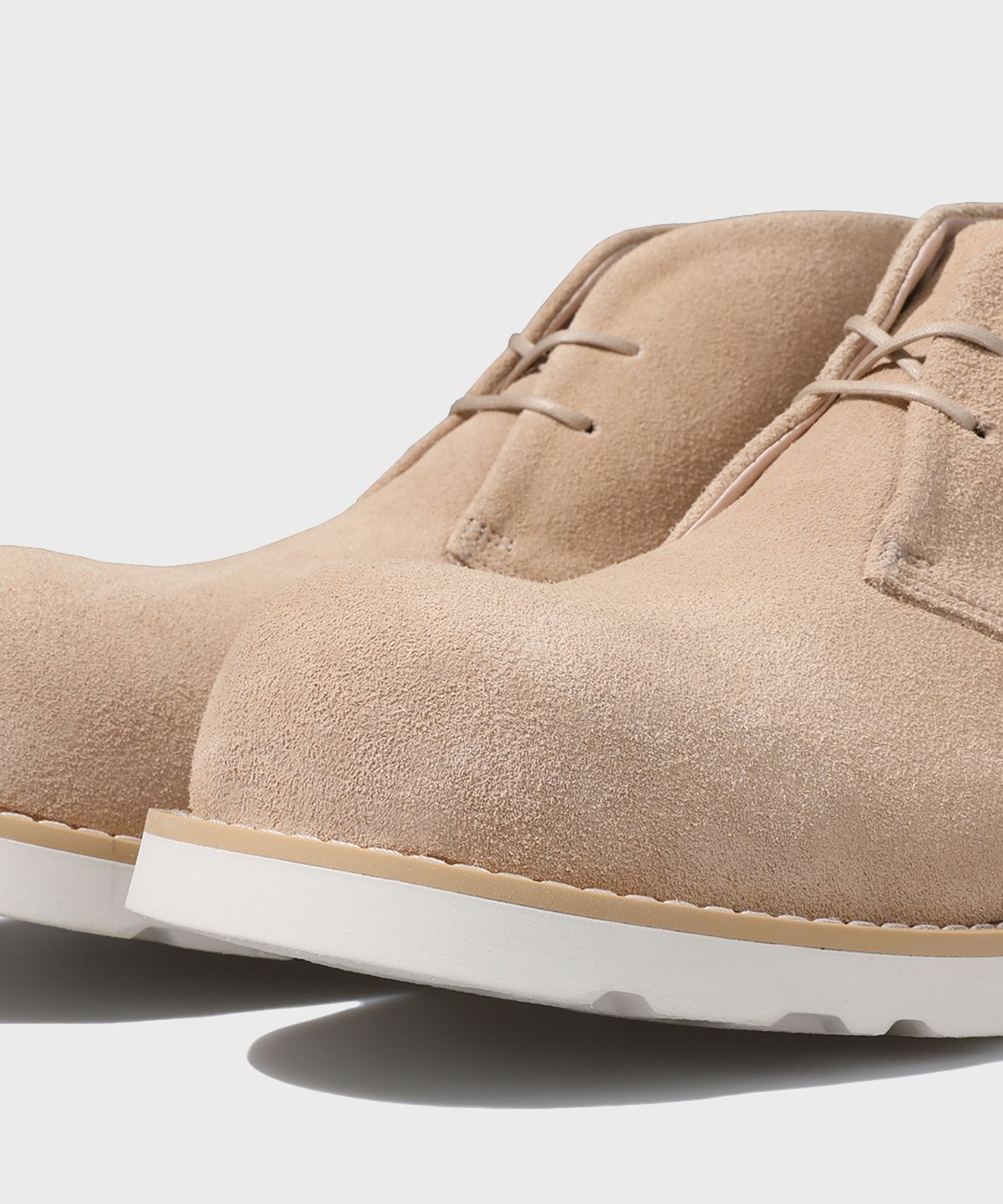 피렌체 아뜨리에(FIRENZE ATELIER) [SECOND.A] V2 Balloon Toe Suede Chukka Boots_2NDF4100BS