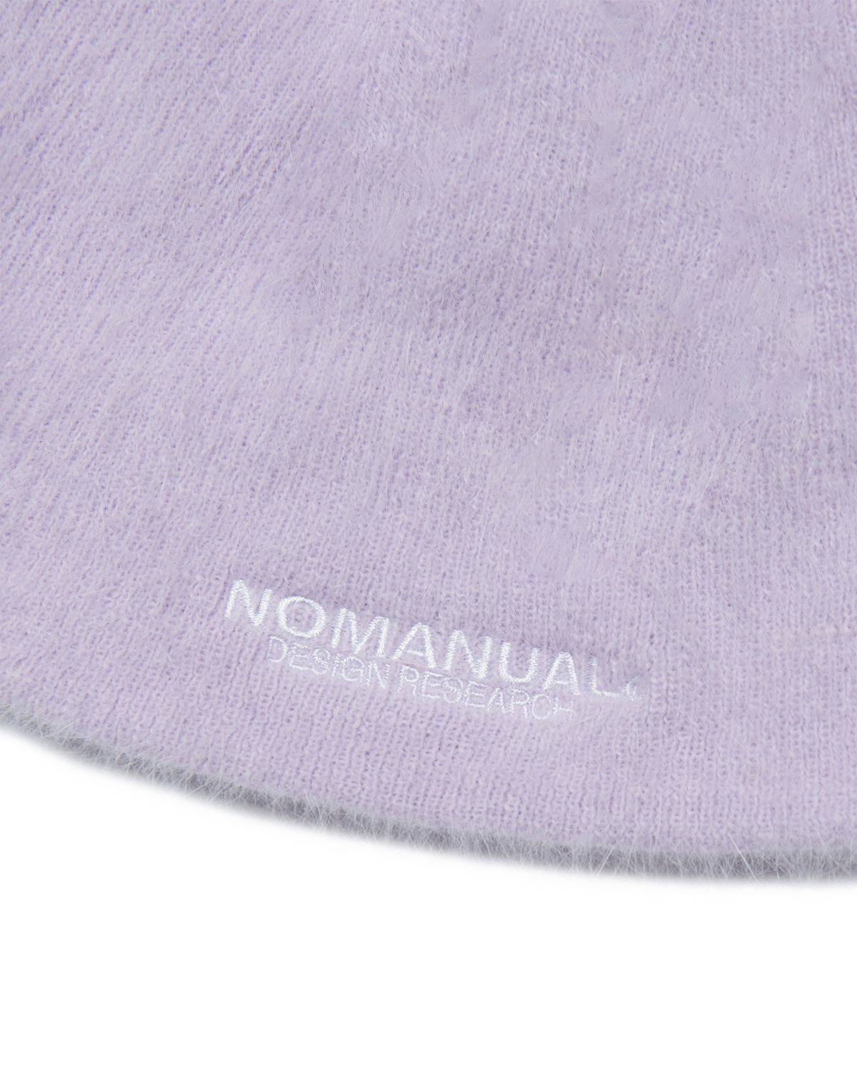 노매뉴얼(NOMANUAL) NM HAIRY BEANIE - PURPLE