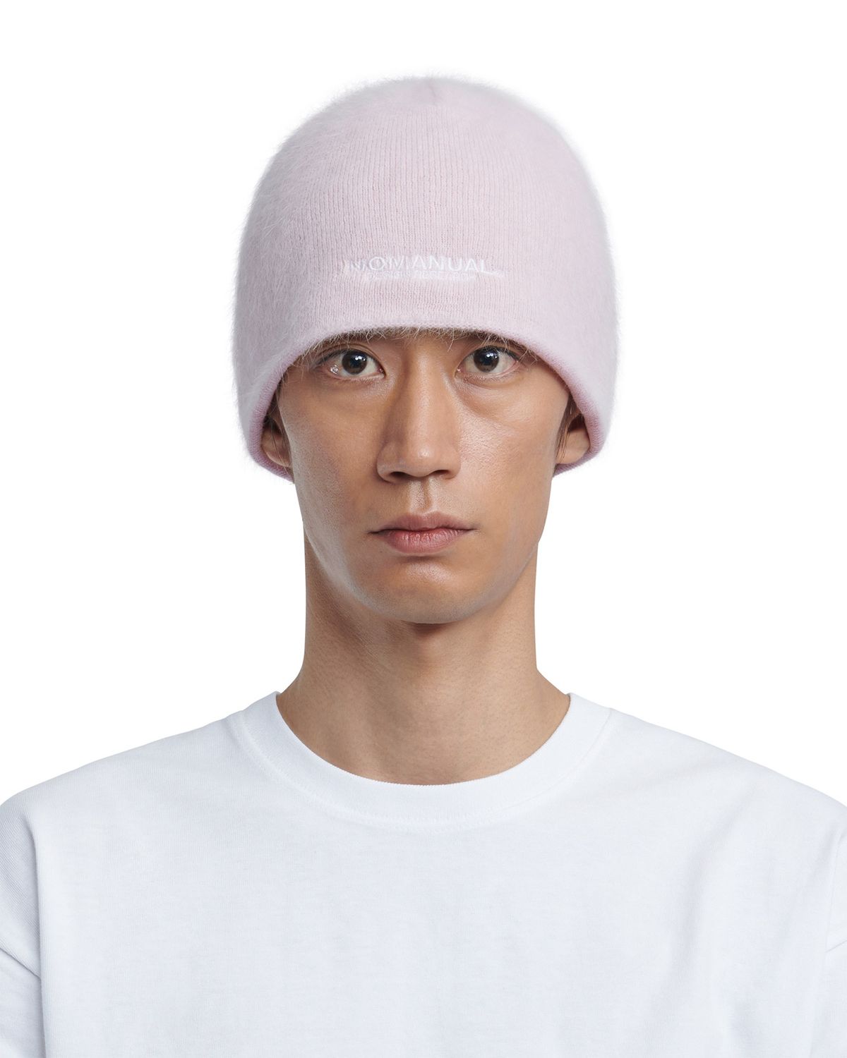 노매뉴얼(NOMANUAL) NM HAIRY BEANIE - LIGHT PINK