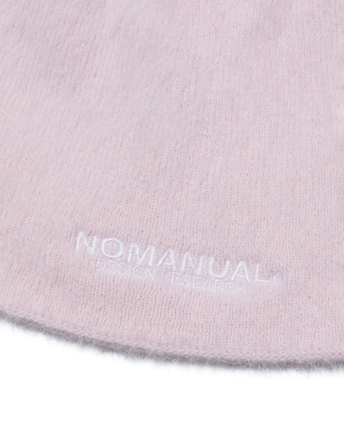 노매뉴얼(NOMANUAL) NM HAIRY BEANIE - LIGHT PINK