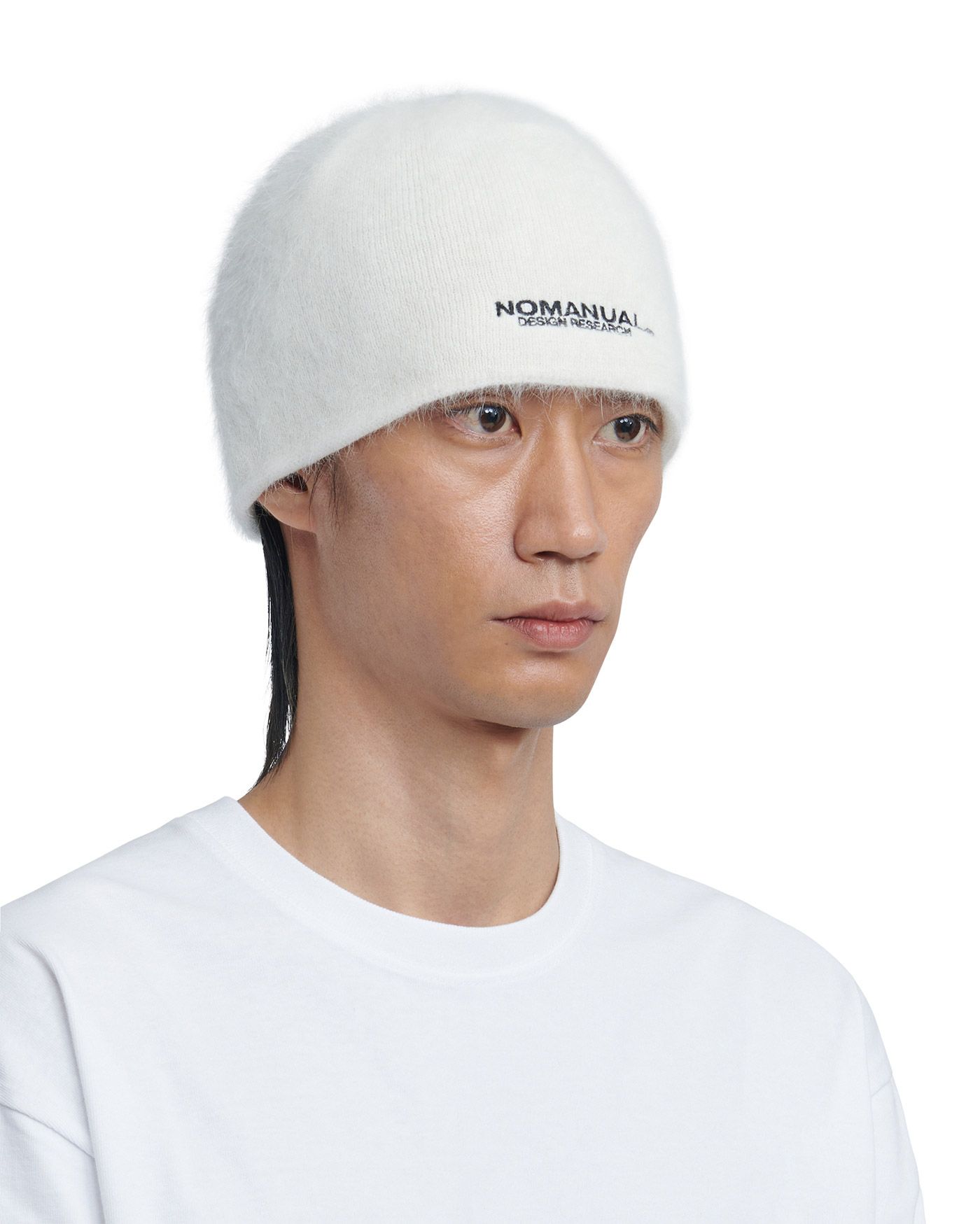 ニットキャップ・ビーニー NOMANUAL NM HAIRY BEANIE CREAM NM45HG02M1OM MUSINSA | NOMANUAL NM HAIRY BEANIE - CREAM