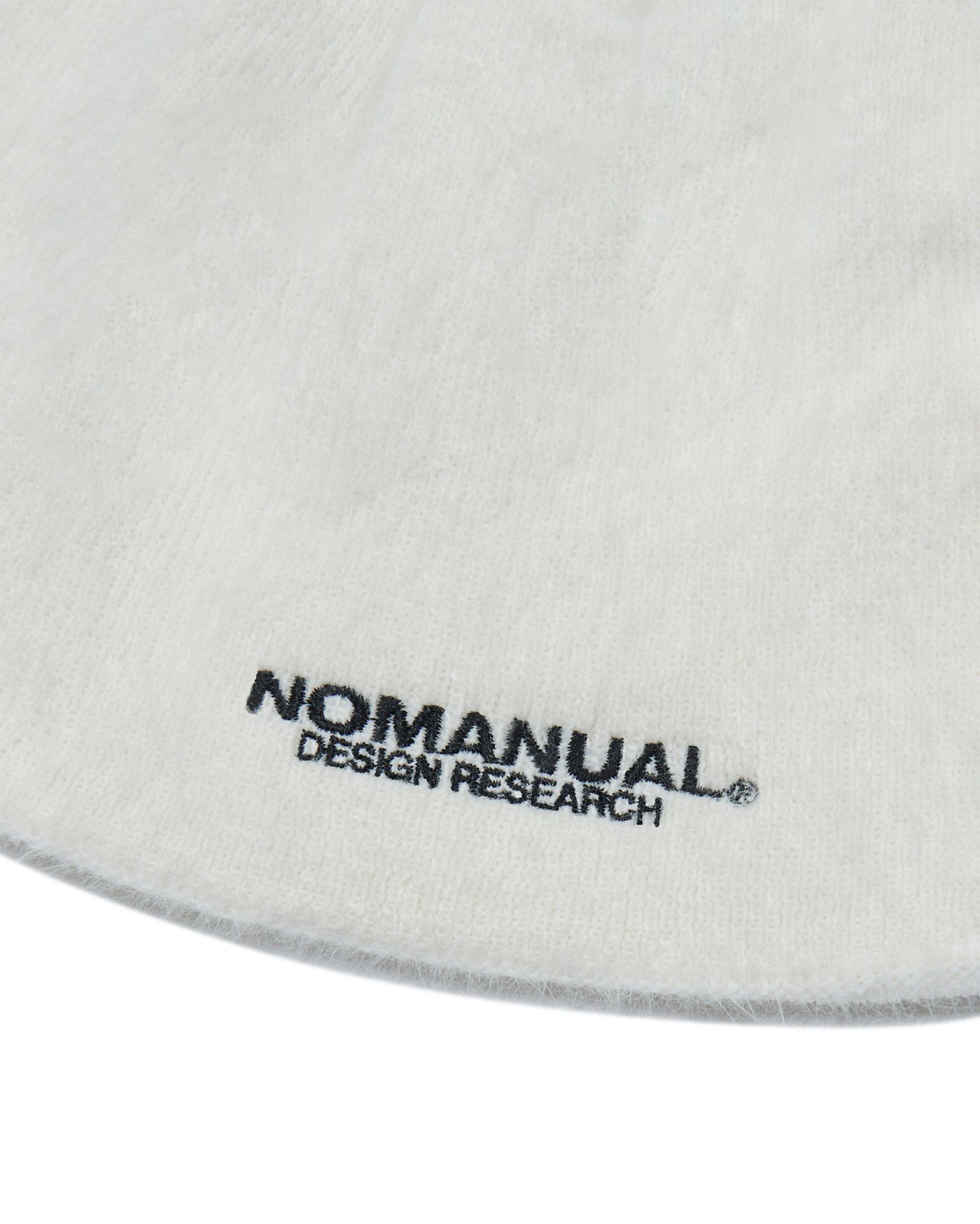 ニットキャップ・ビーニー NOMANUAL NM HAIRY BEANIE CREAM NM45HG02M1OM ☆Newjeans へイン着用☆NOMANUAL☆ビーニー☆NM HAIRY BEANIE