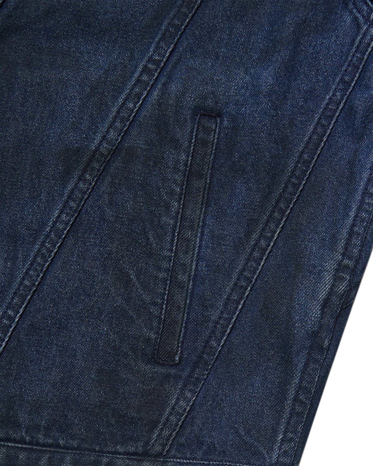 노매뉴얼(NOMANUAL) D.C DENIM TRUCKER JACKET - BLUE