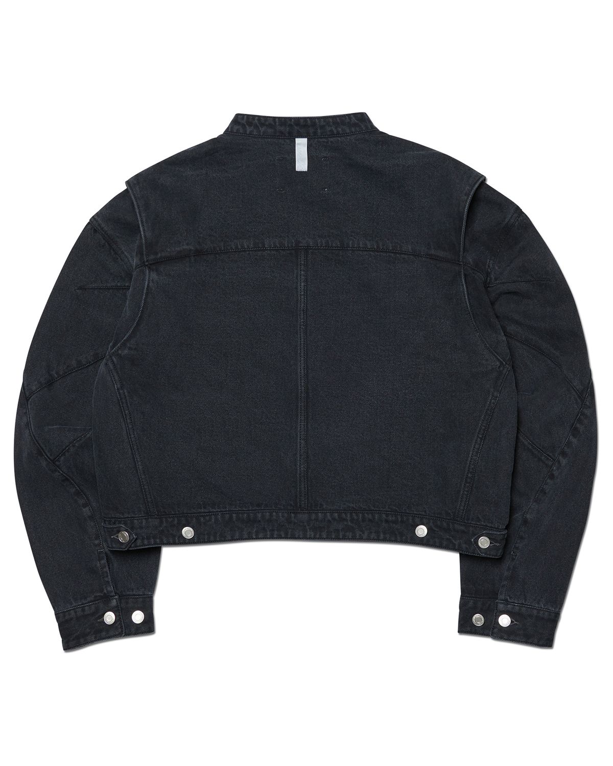 노매뉴얼(NOMANUAL) T.I.D RIDER JACKET - WASHED BLACK