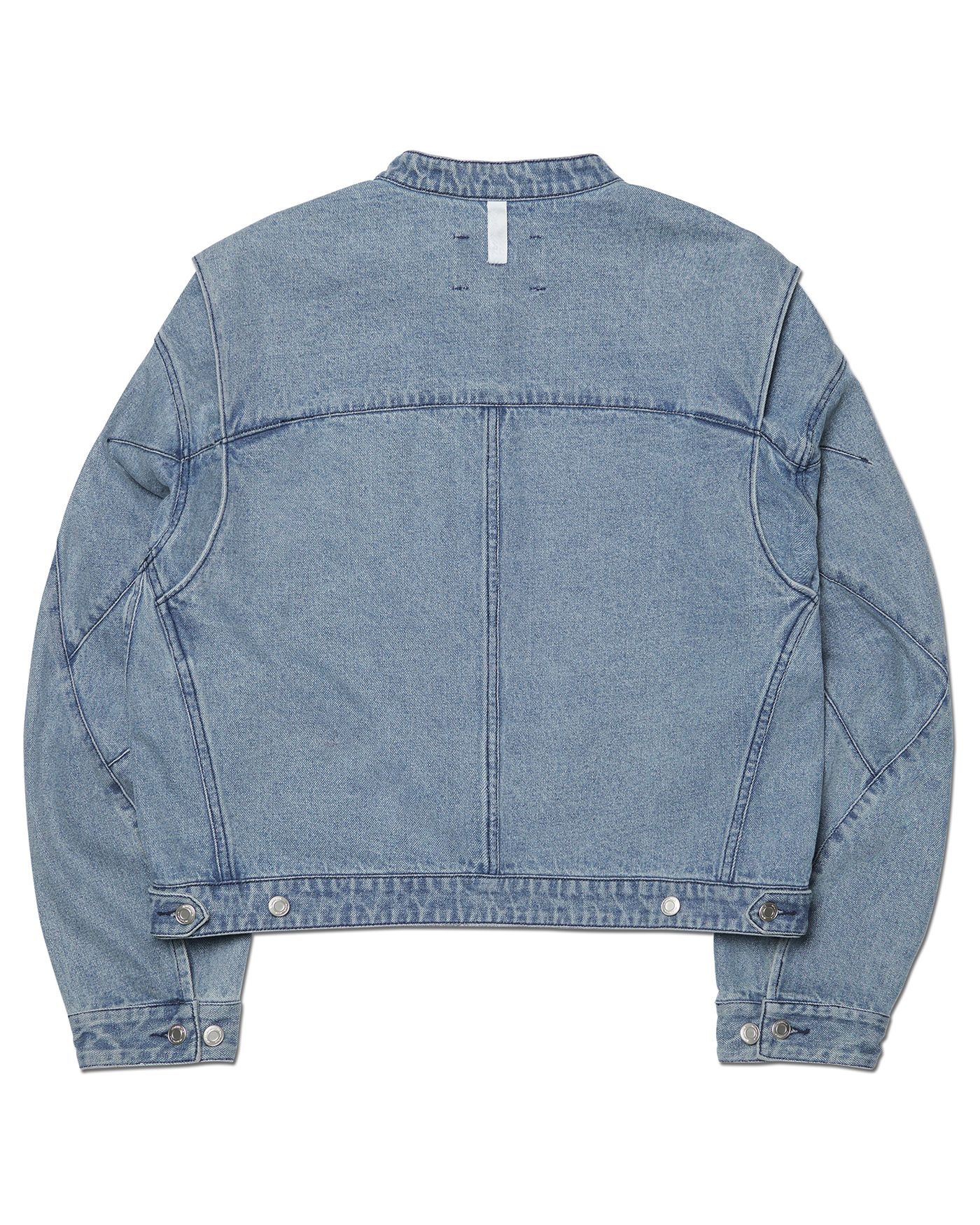 MUSINSA | NOMANUAL T.I.D RIDER JACKET - WHITE BLUE