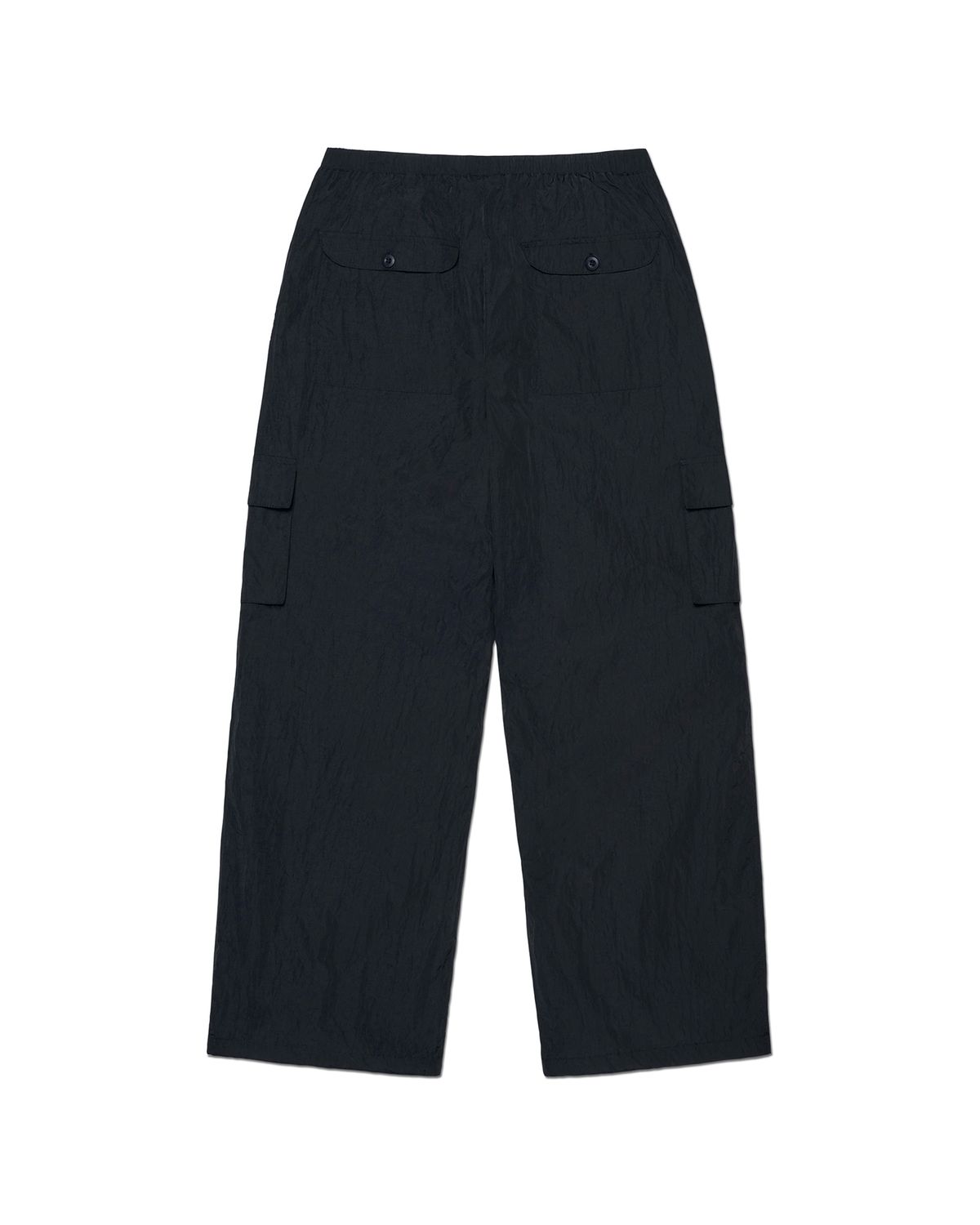 노매뉴얼(NOMANUAL) N.S.C PARACHUTE PANTS - BLACK
